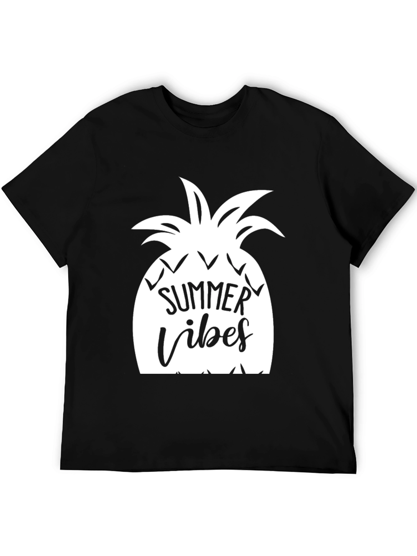 Summer Vibes Pineapple Graphic Tee