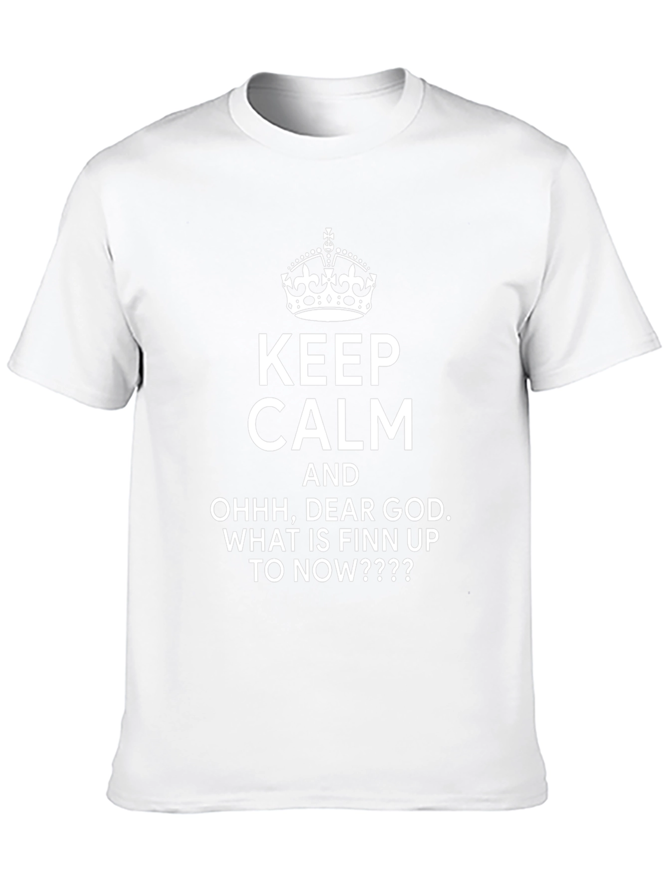 Keep Calm Finn T-Shirt - Humorous Graphic Tee