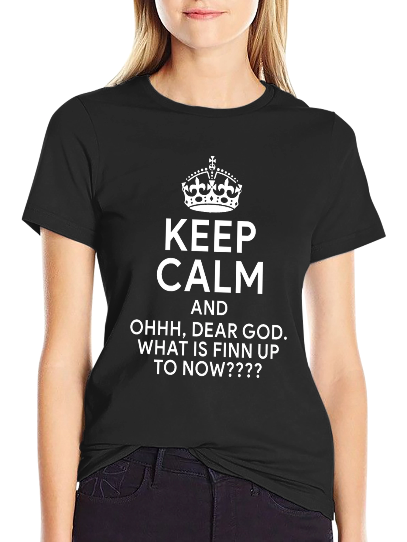 Keep Calm Finn T-Shirt - Humorous Graphic Tee