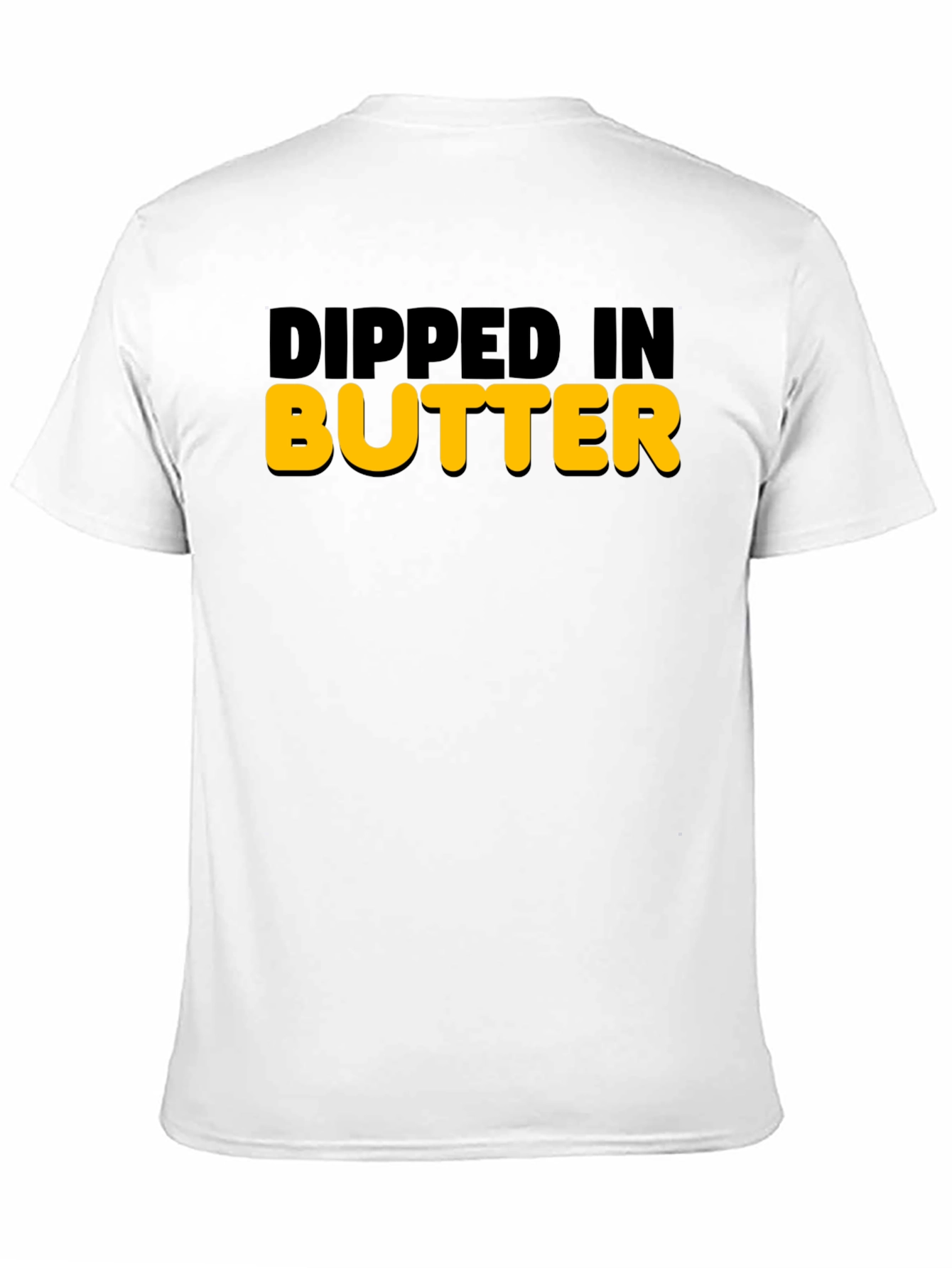 Dipped In Butter Graphic Tee - Mens Novelty Shirt