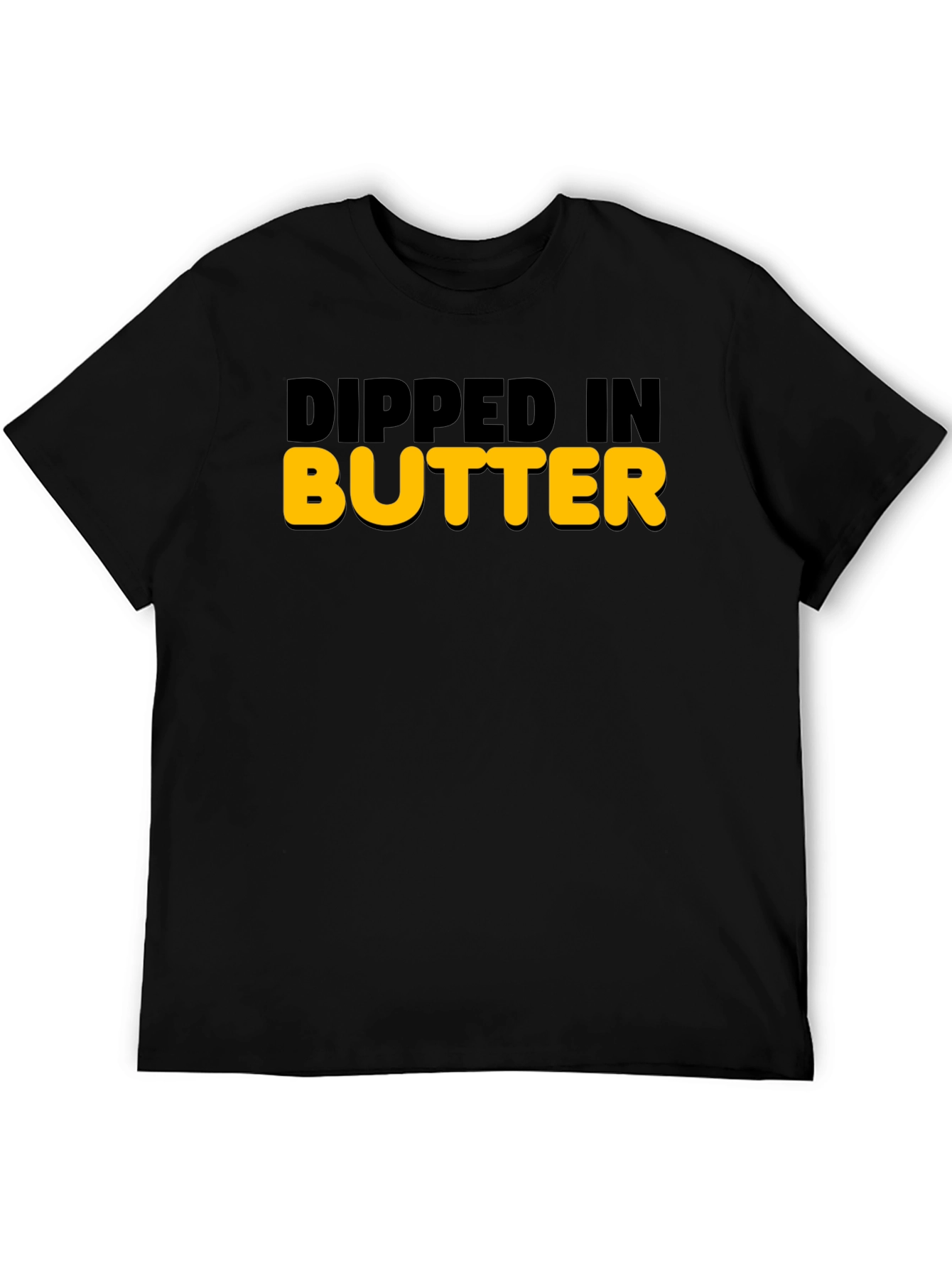Dipped In Butter Graphic Tee - Mens Novelty Shirt