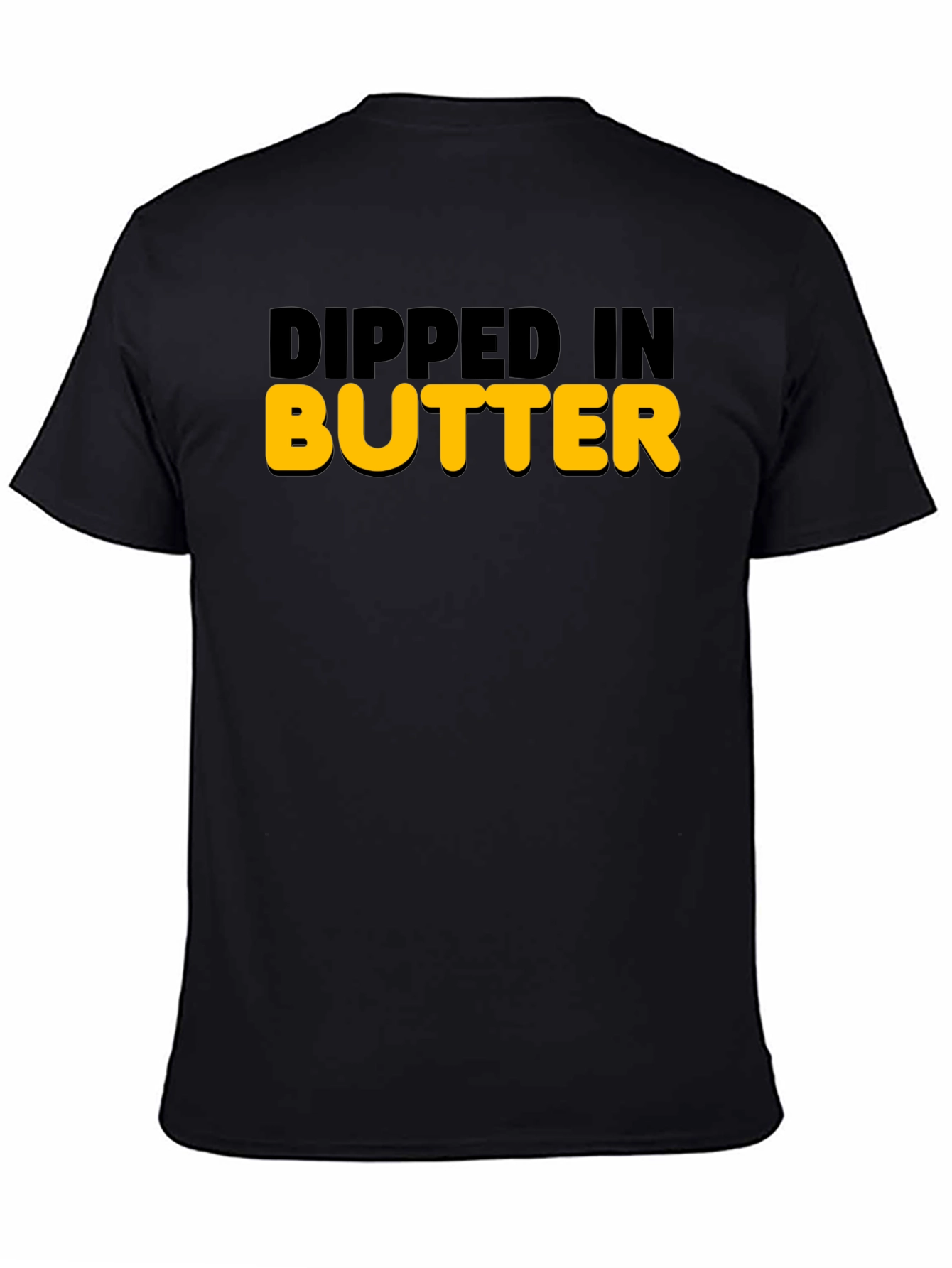 Dipped In Butter Graphic Tee - Mens Novelty Shirt