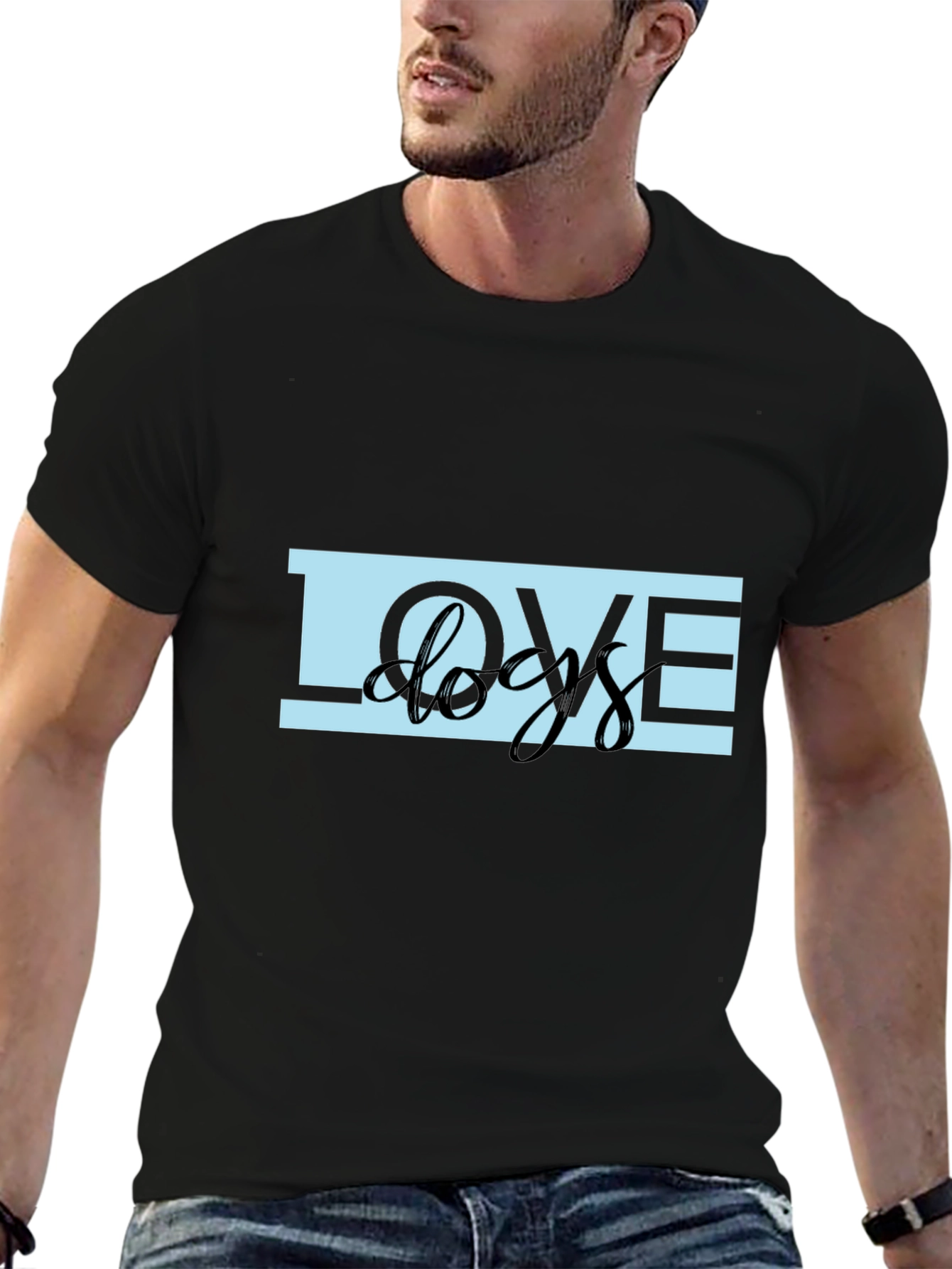 Love Dogs T-Shirt - Black