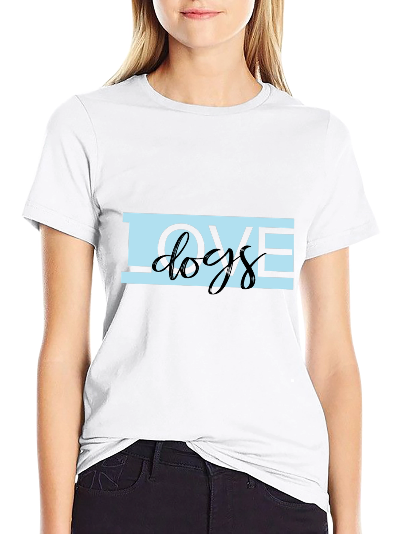 Love Dogs T-Shirt - Black