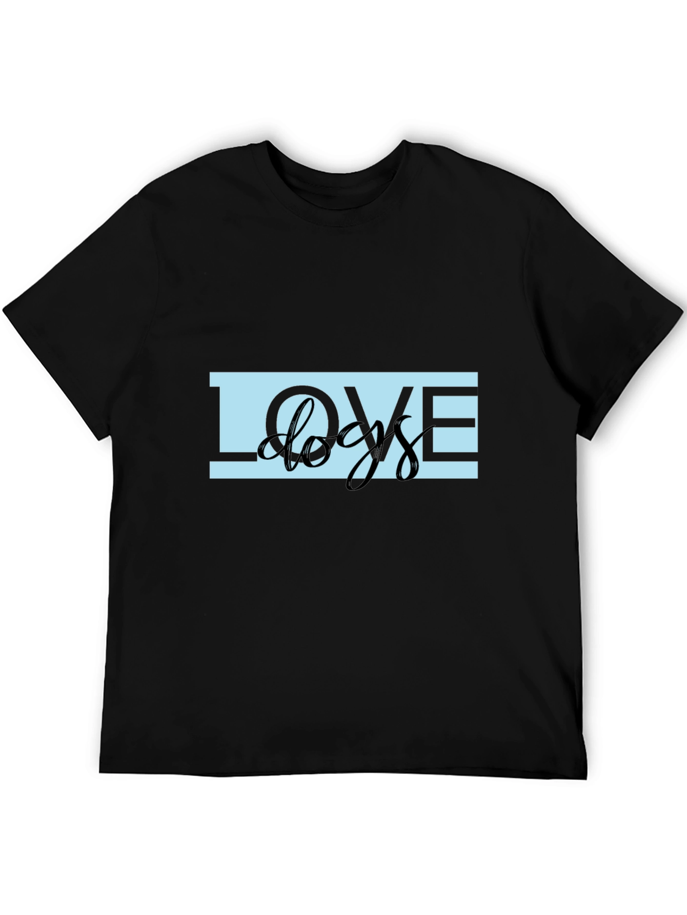 Love Dogs T-Shirt - Black