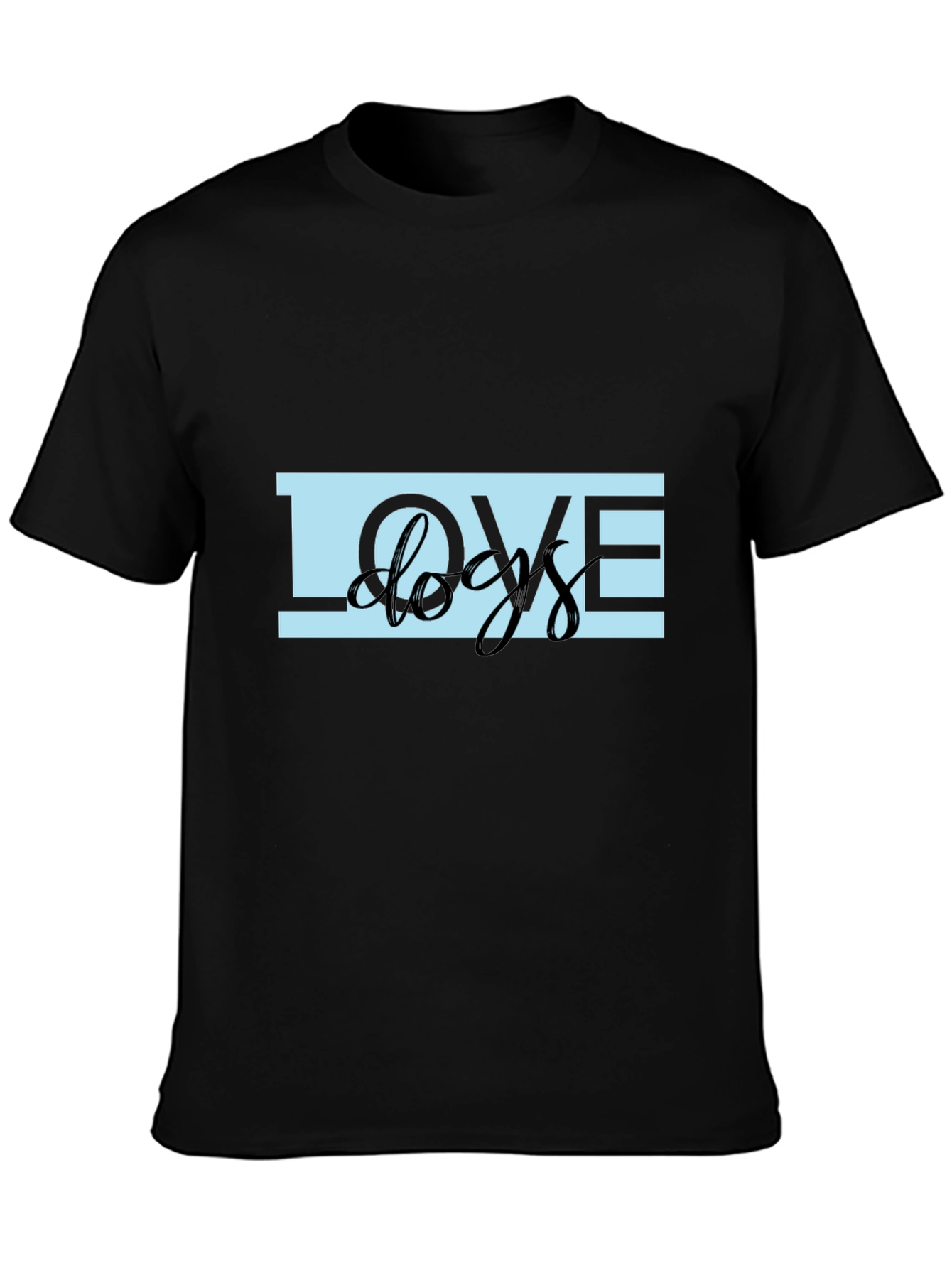 Love Dogs T-Shirt - Black