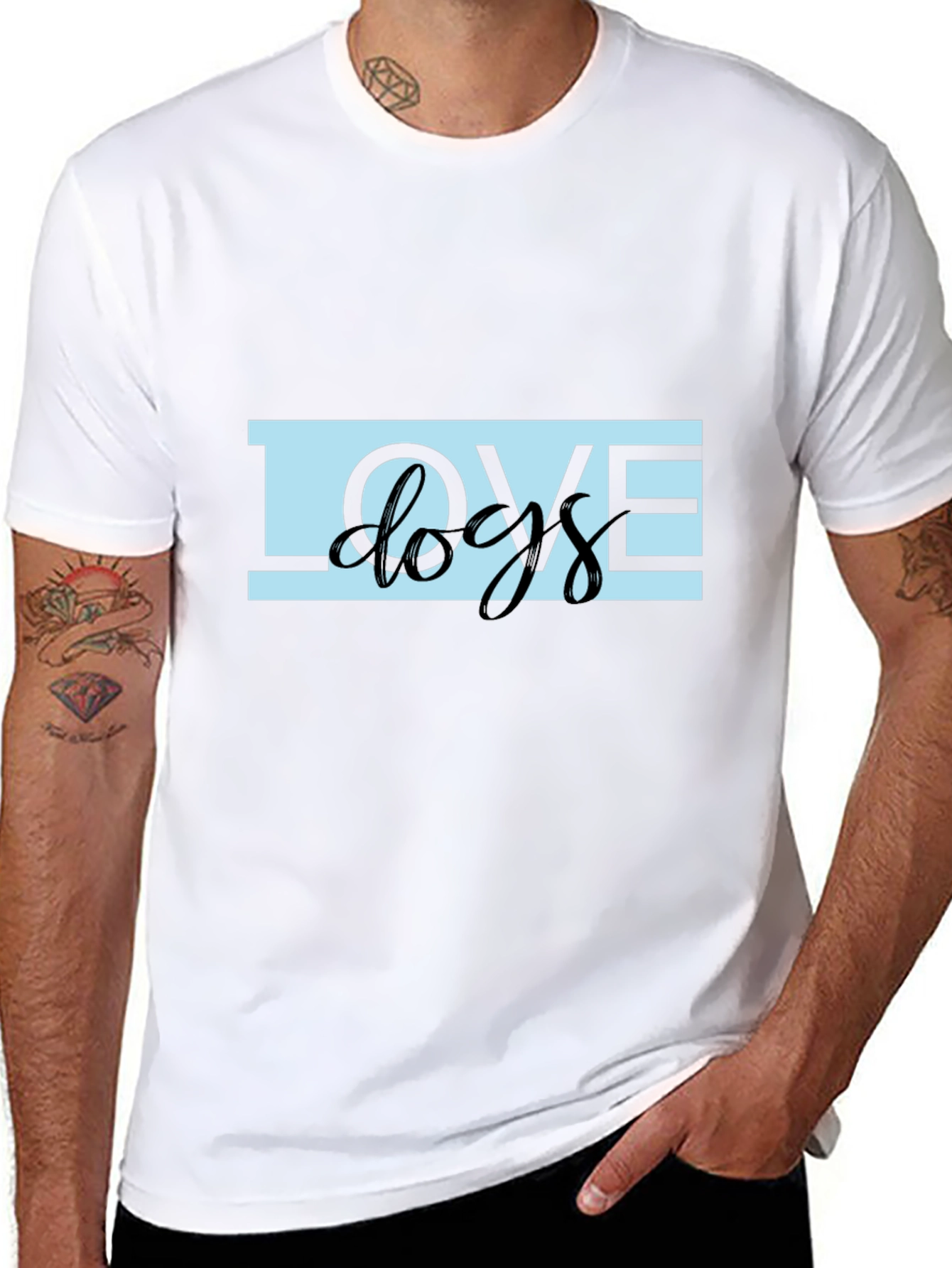 Love Dogs T-Shirt - Black