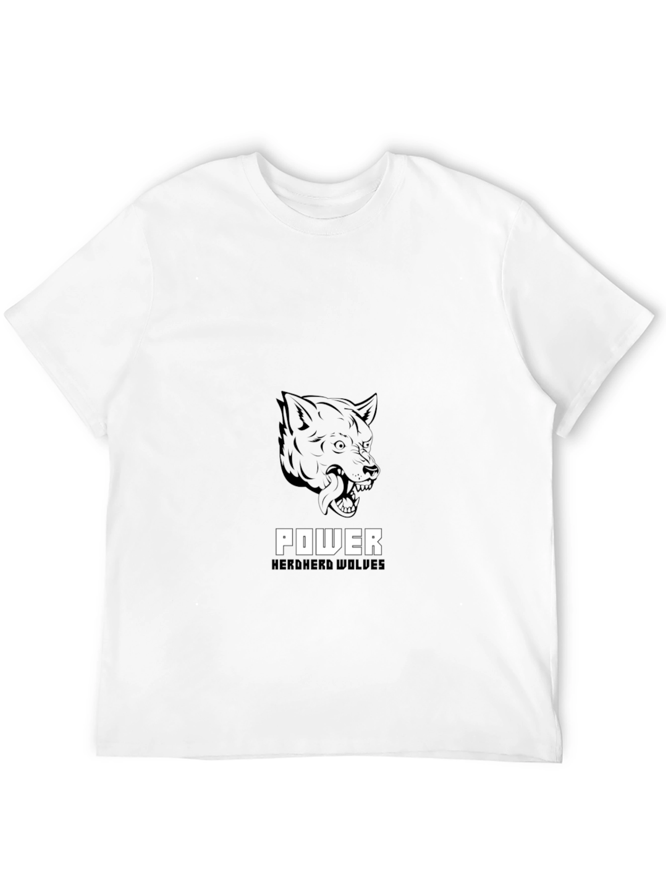 Power Herdherd Wolves Black T-Shirt