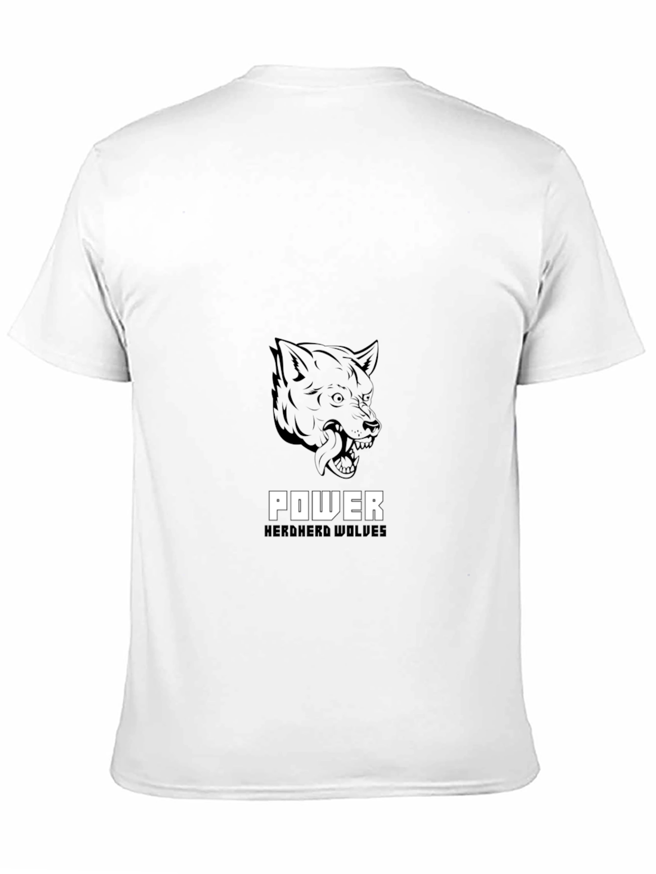 Power Herdherd Wolves Black T-Shirt