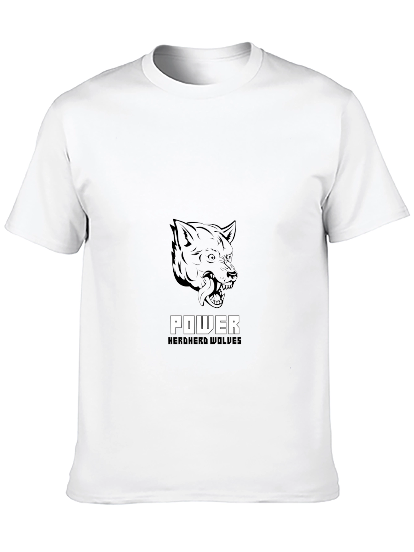 Power Herdherd Wolves Black T-Shirt