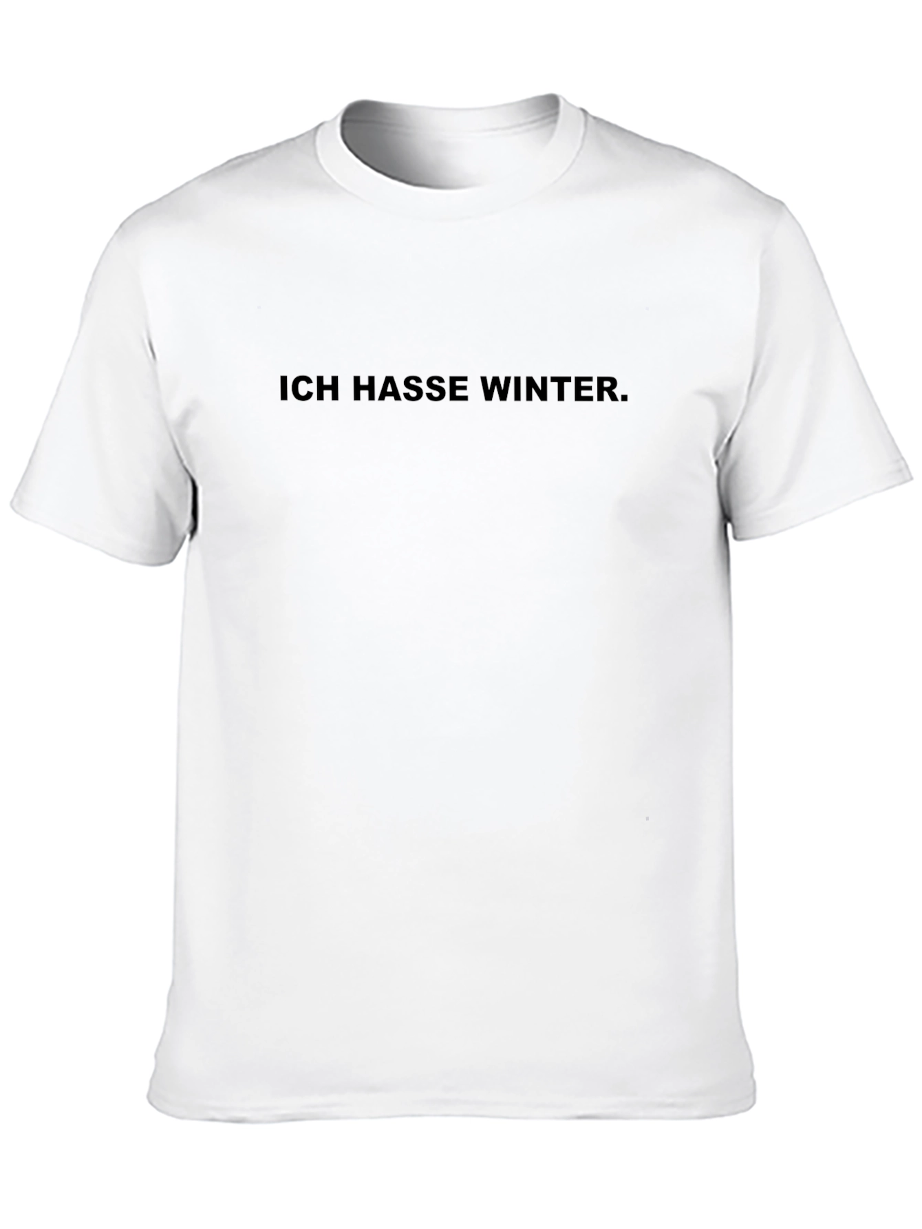 Ich Hasse Winter Black T-Shirt