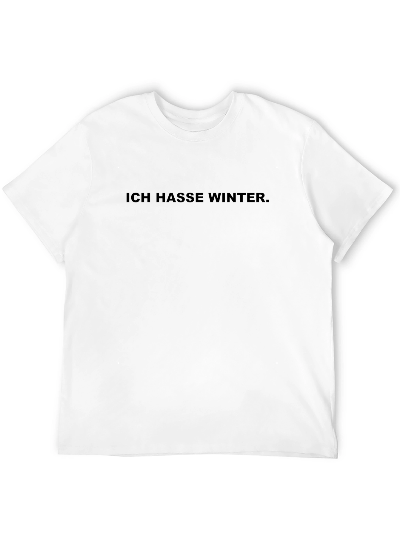 Ich Hasse Winter Black T-Shirt