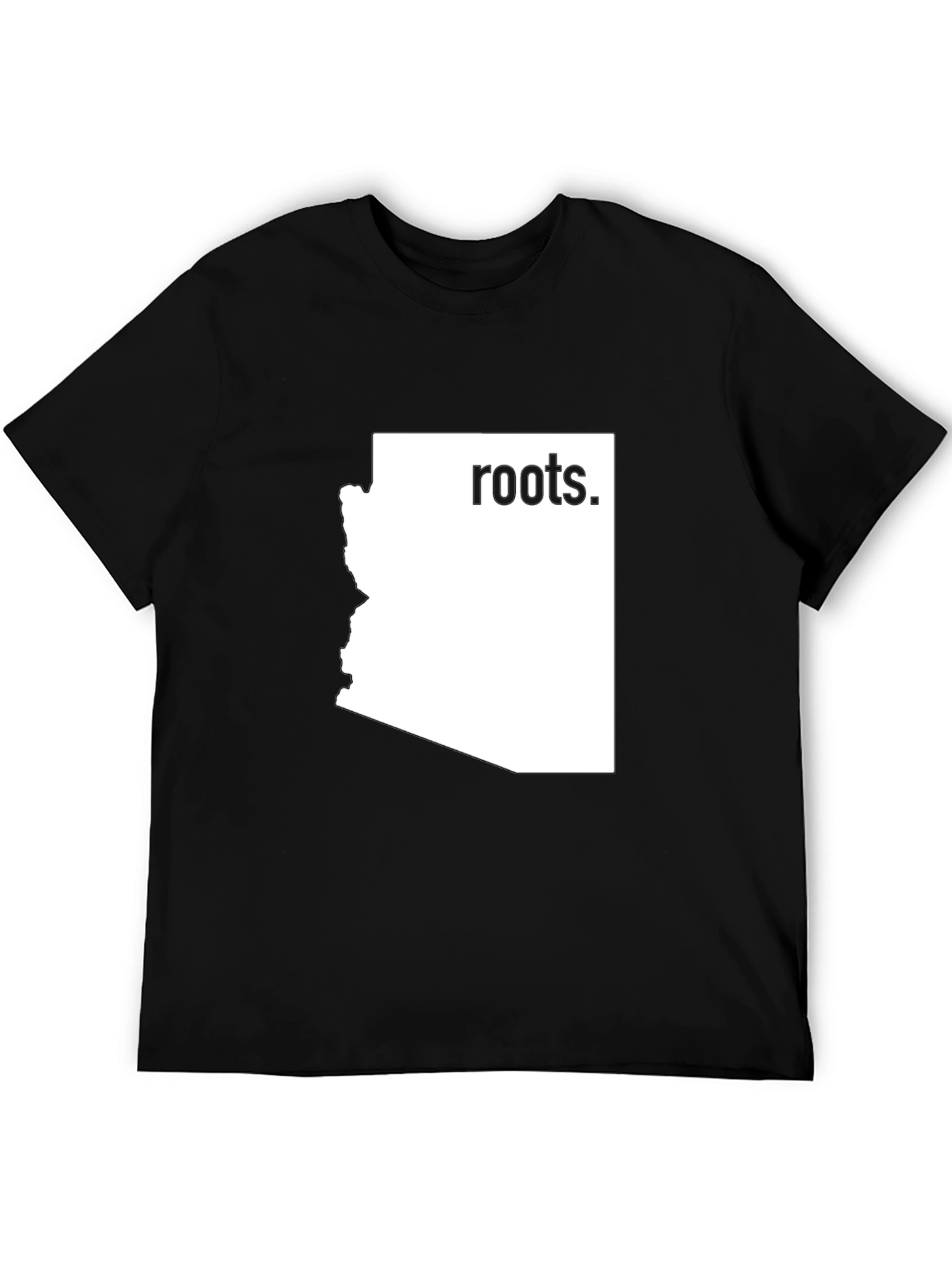 Arizona Roots Graphic Tee - Black Cotton Shirt