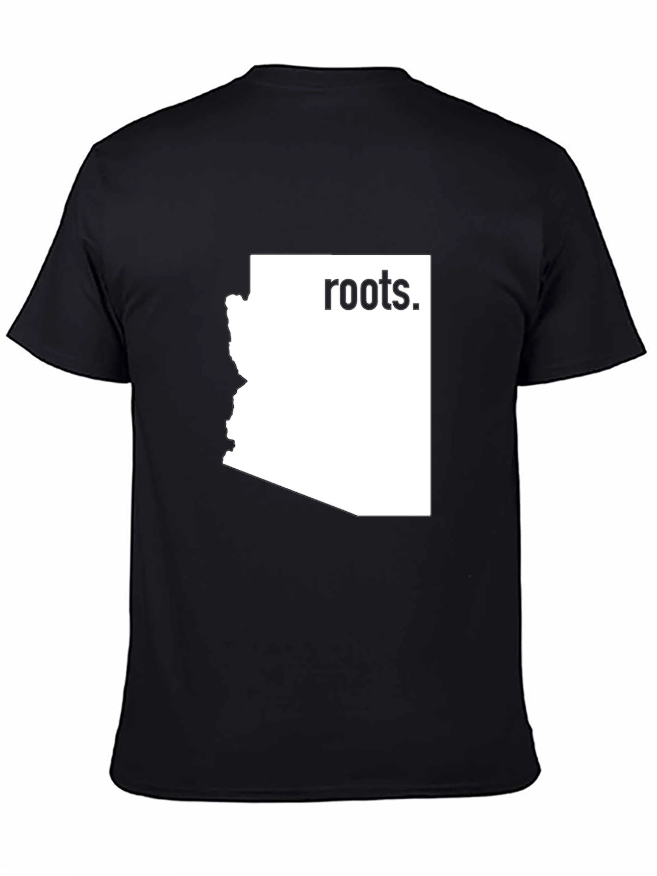 Arizona Roots Graphic Tee - Black Cotton Shirt