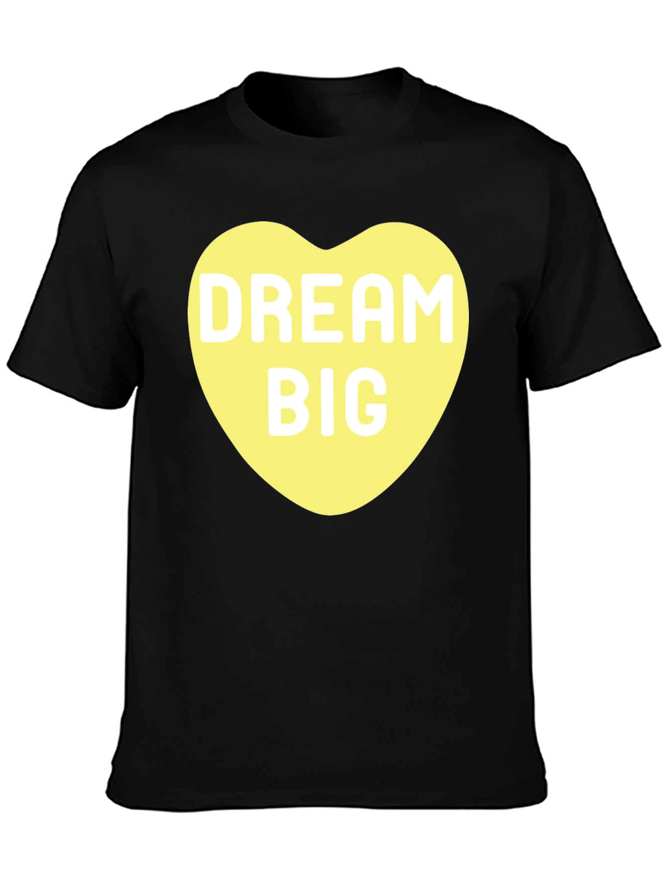 Dream Big Heart Tee - Black
