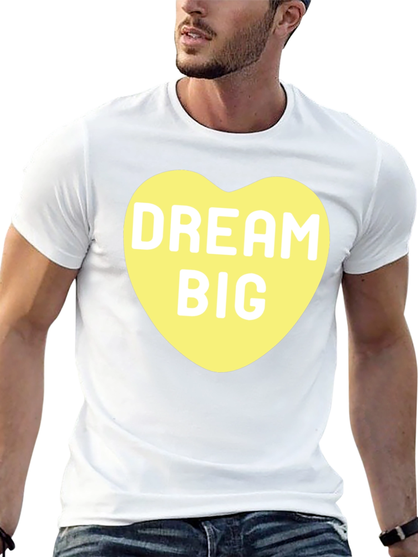 Dream Big Heart Tee - Black