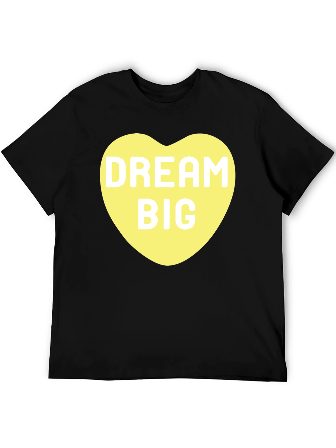 Dream Big Heart Tee - Black