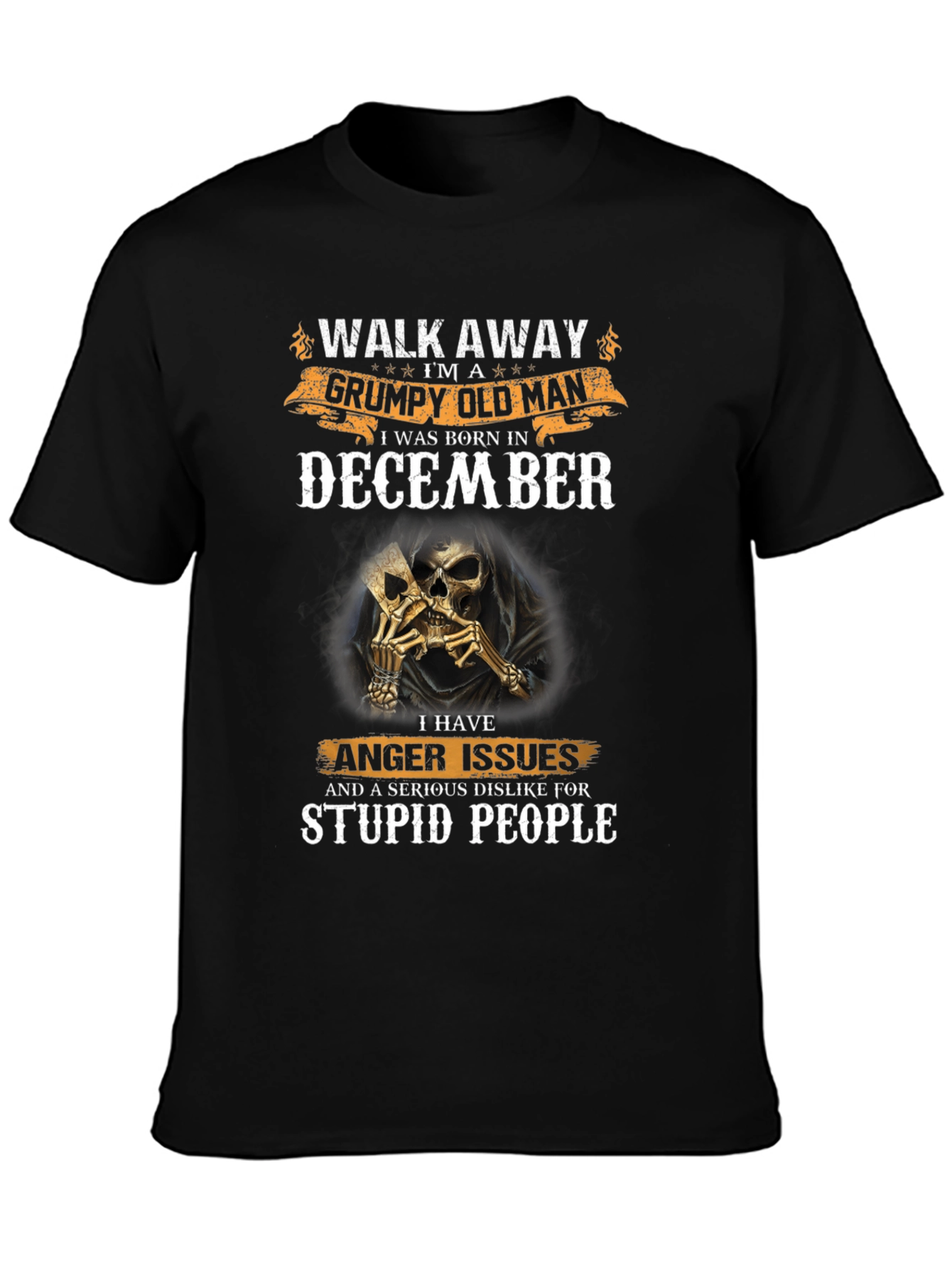 Grumpy Old Man December Birthday T-Shirt