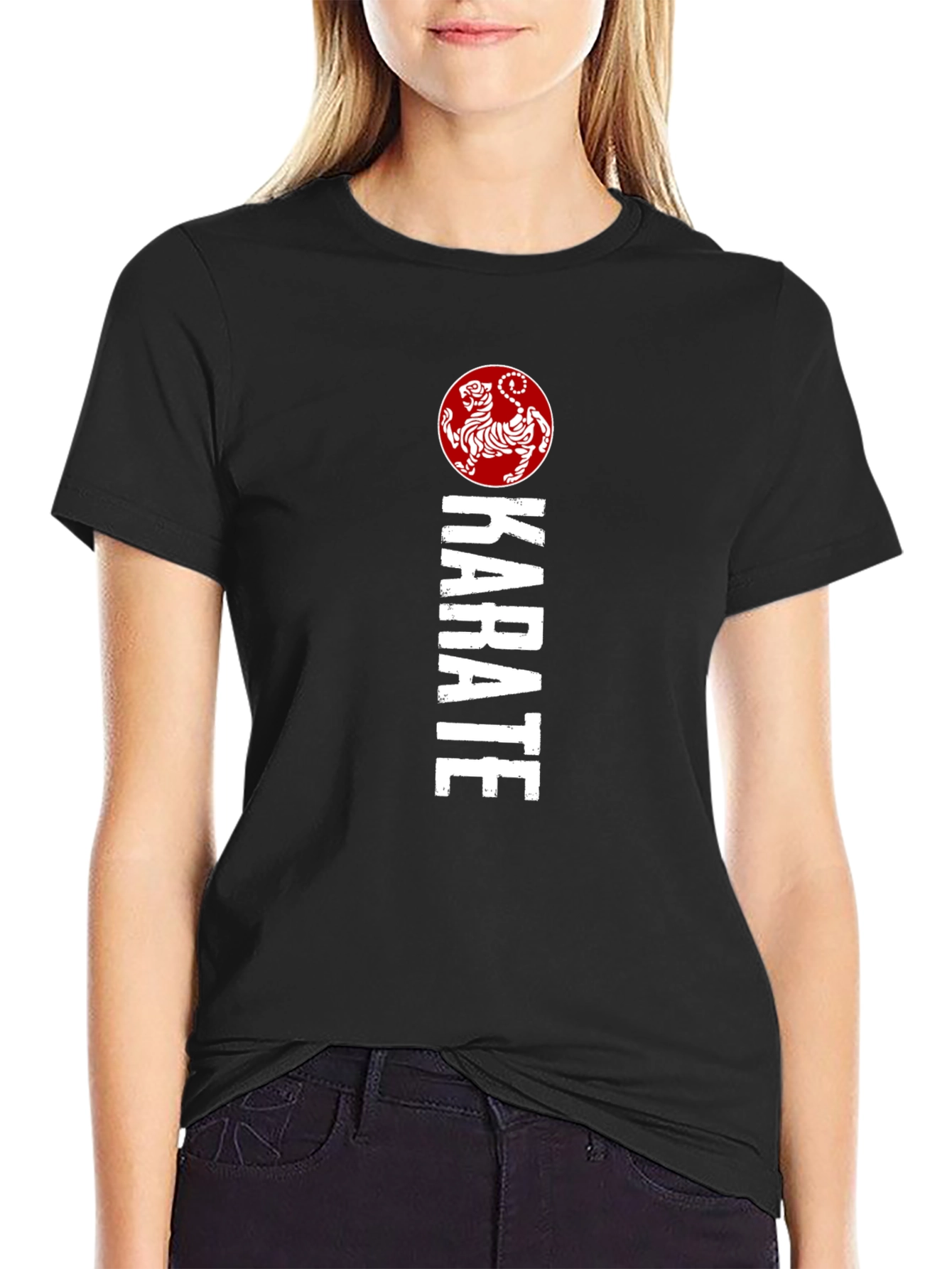 Karate Tiger Graphic T-Shirt - Martial Arts Style