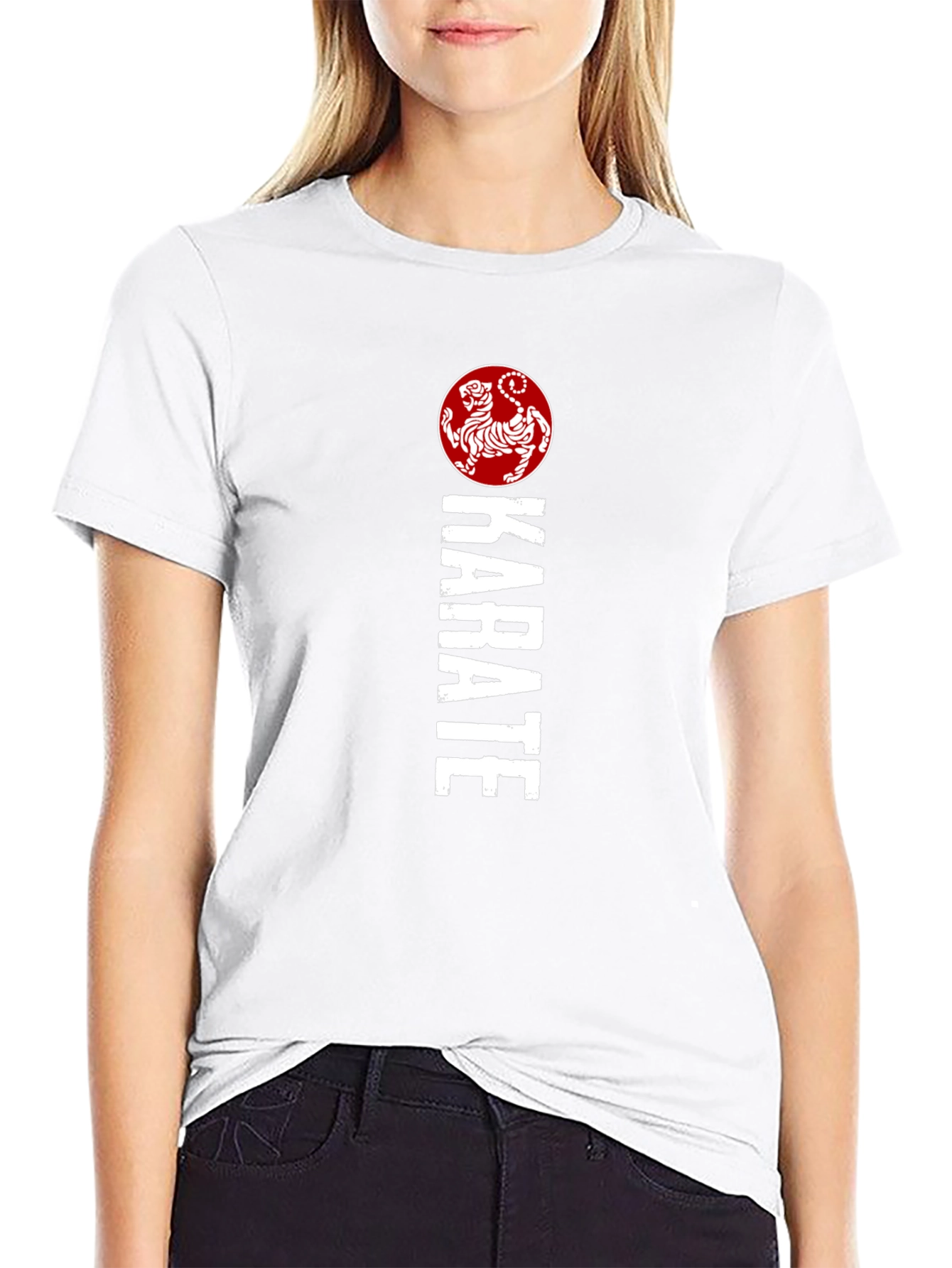 Karate Tiger Graphic T-Shirt - Martial Arts Style