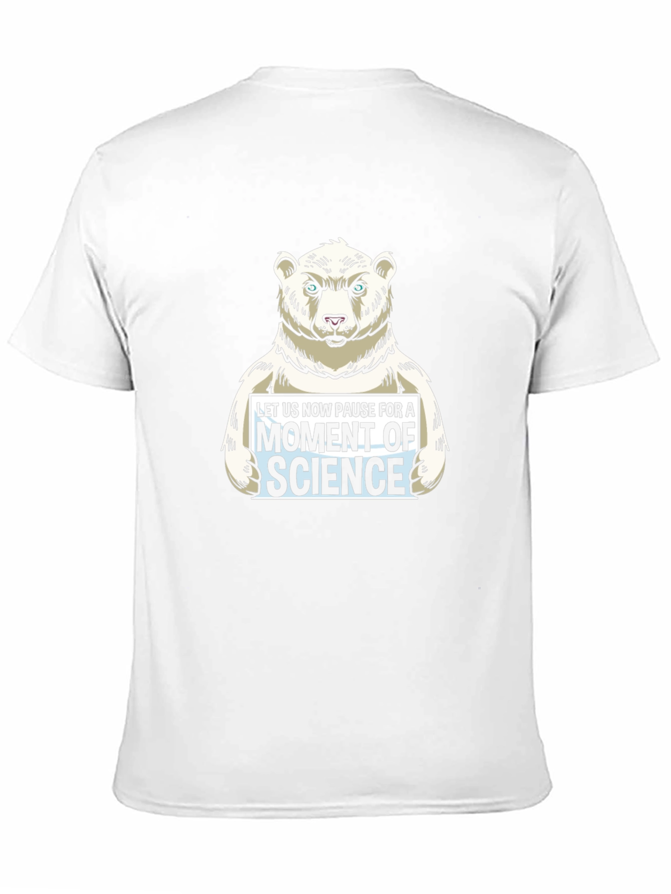 Science Bear Graphic T-Shirt - Black