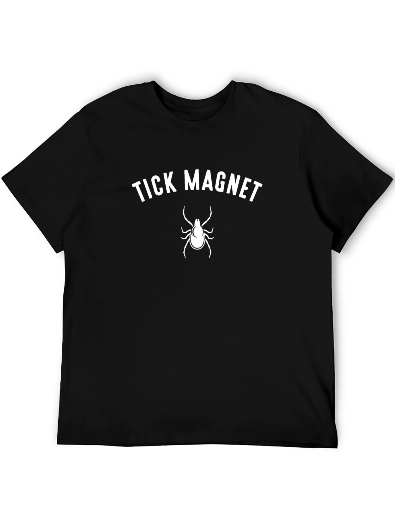 Tick Magnet Graphic Tee - Black Cotton