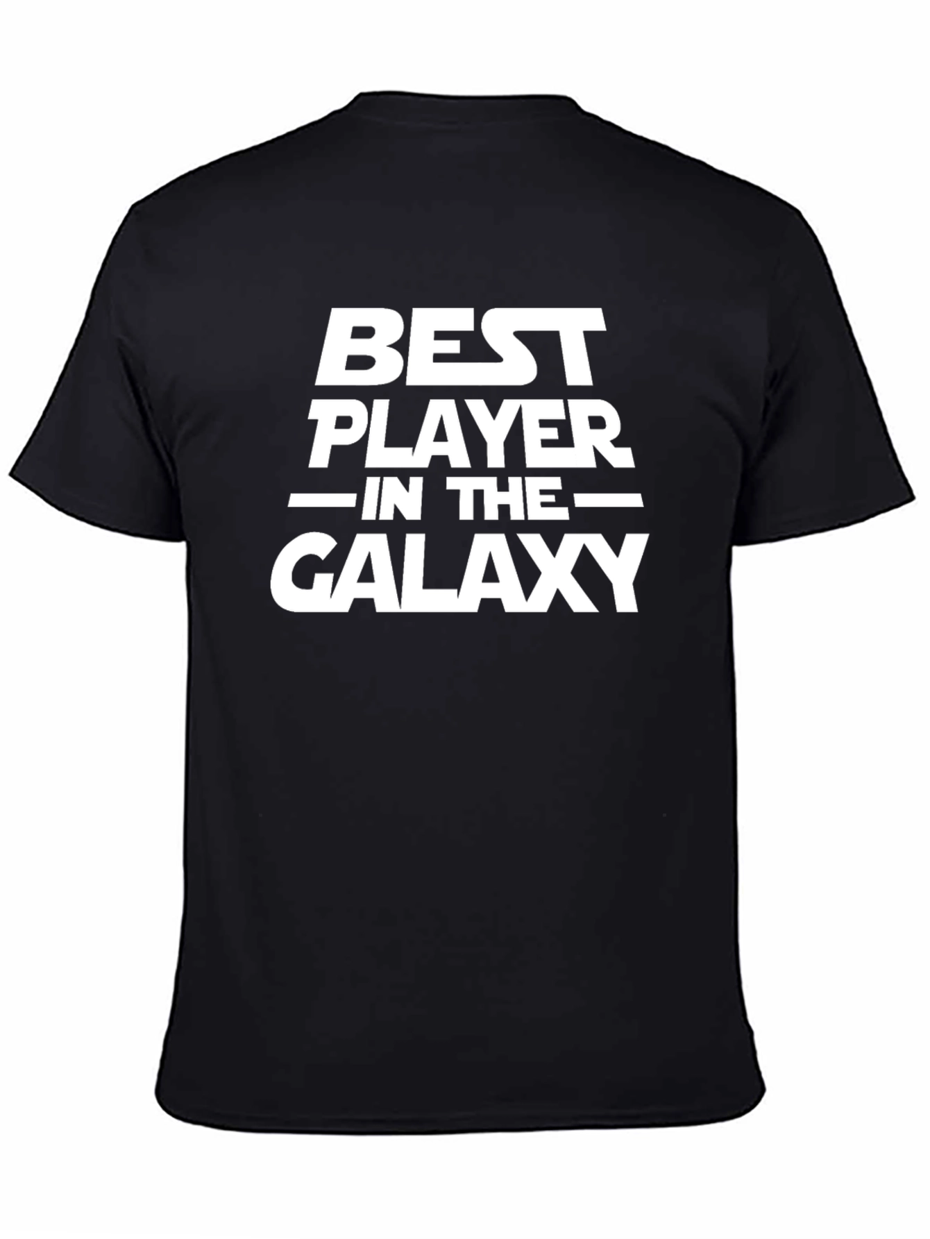 Best Player in the Galaxy Black Graphic T-Shirt