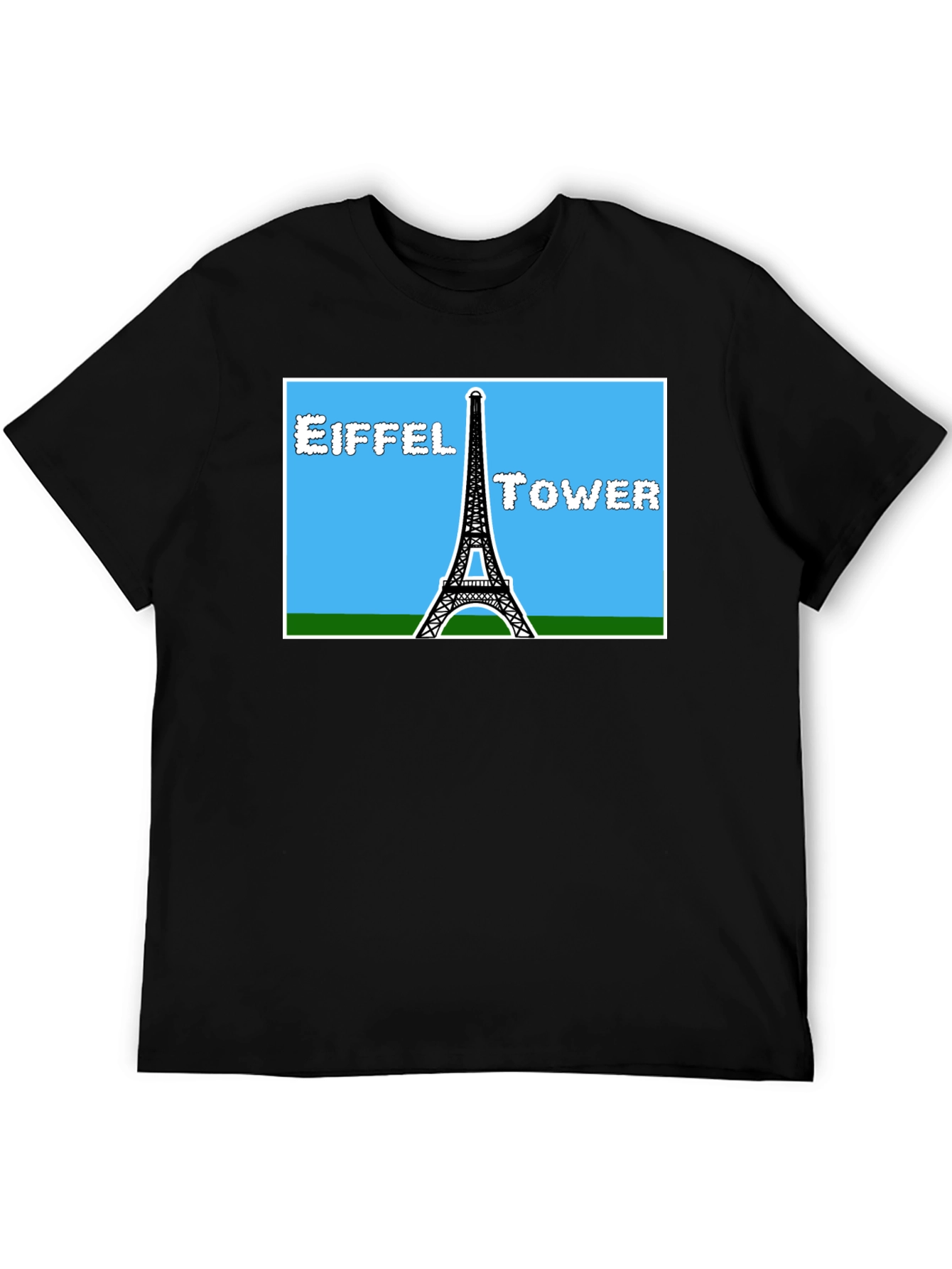 Eiffel Tower Graphic T-Shirt - Paris Landmark Tee