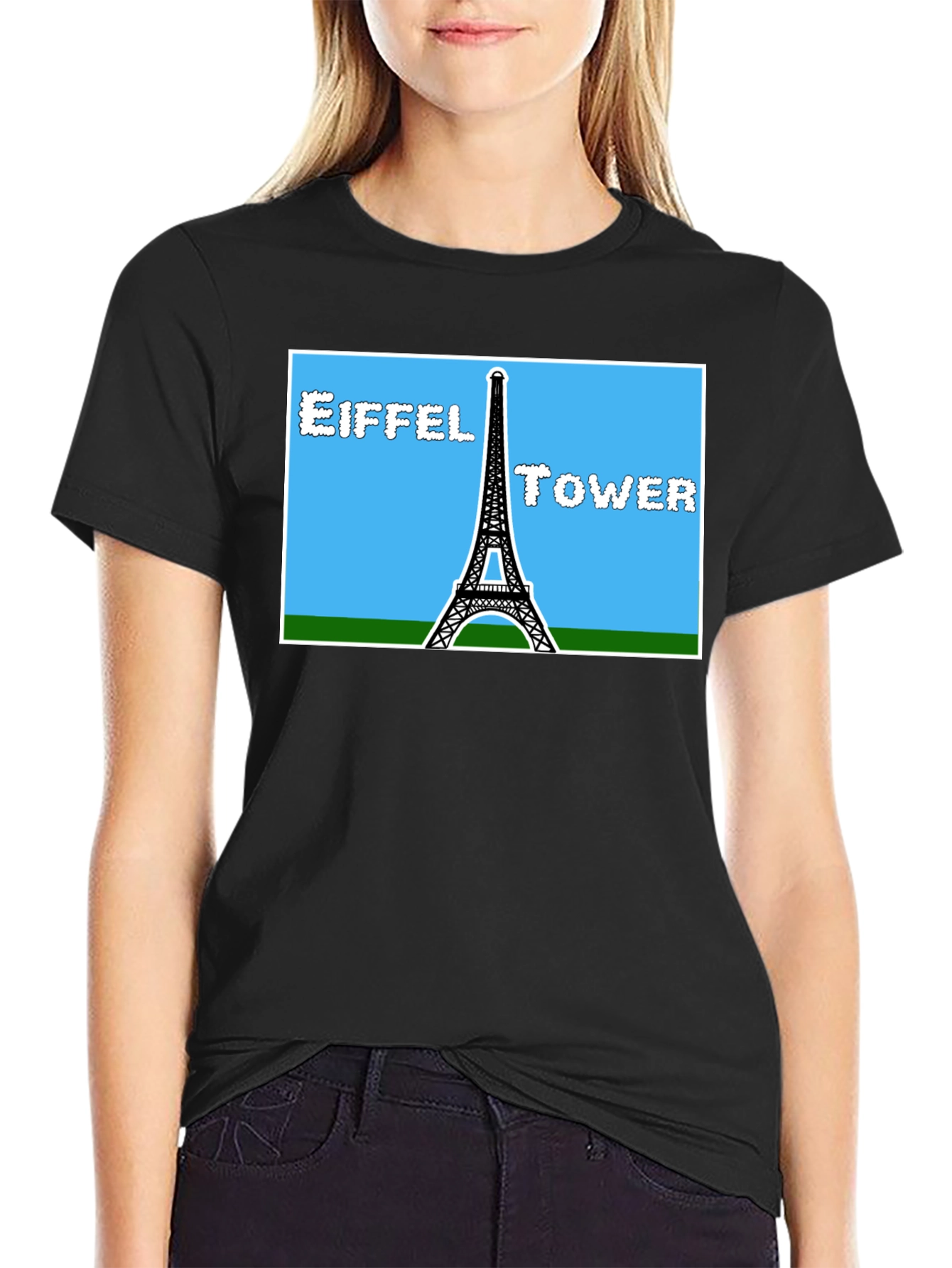 Eiffel Tower Graphic T-Shirt - Paris Landmark Tee