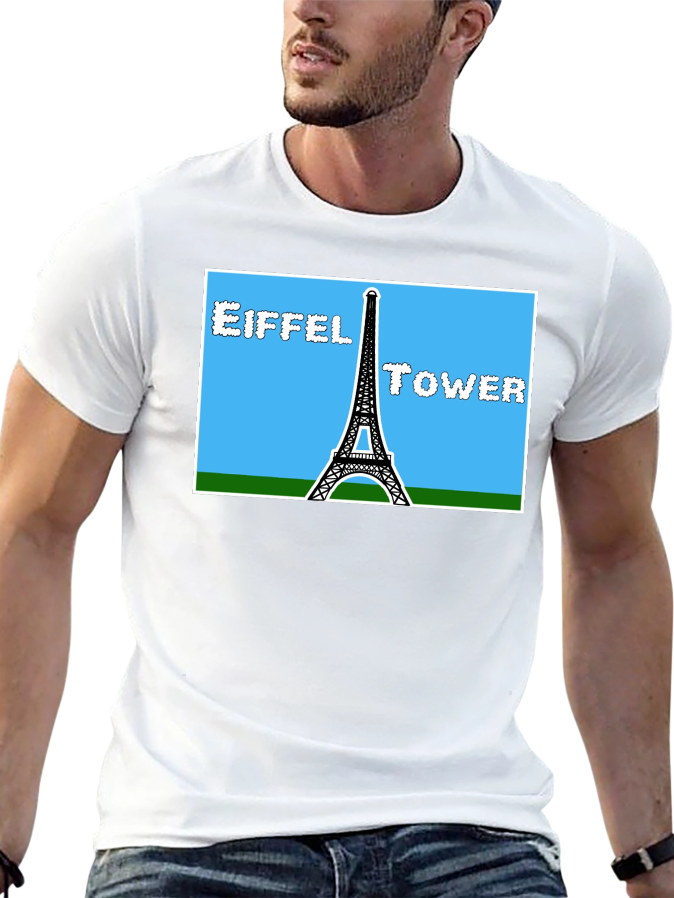 Eiffel Tower Graphic T-Shirt - Paris Landmark Tee