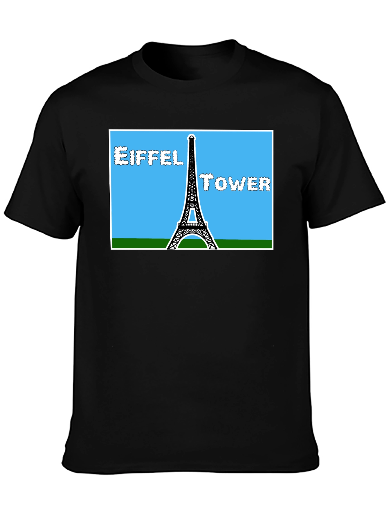 Eiffel Tower Graphic T-Shirt - Paris Landmark Tee