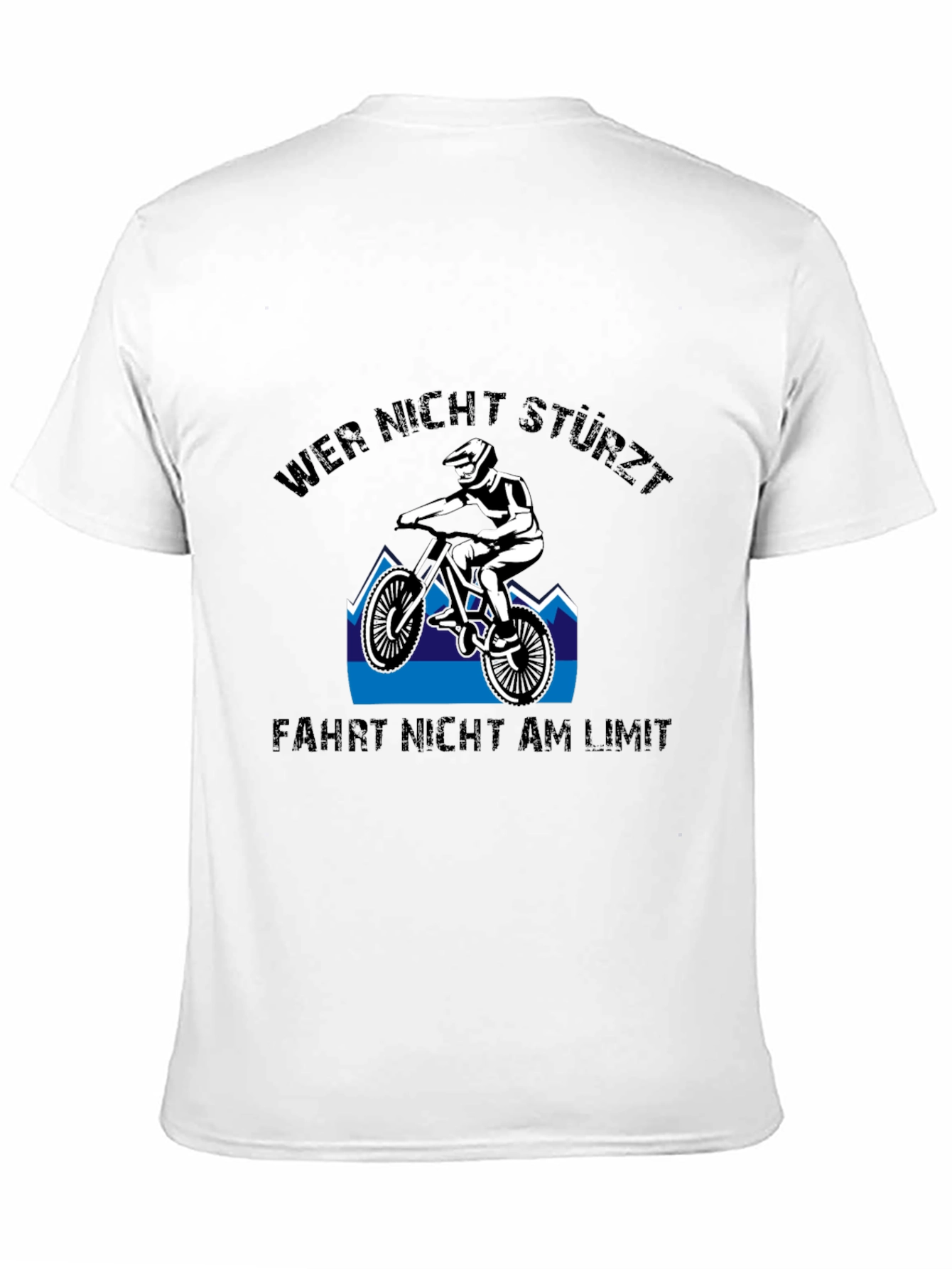 Mountain Bike T-Shirt: Wer Nicht Stürzt