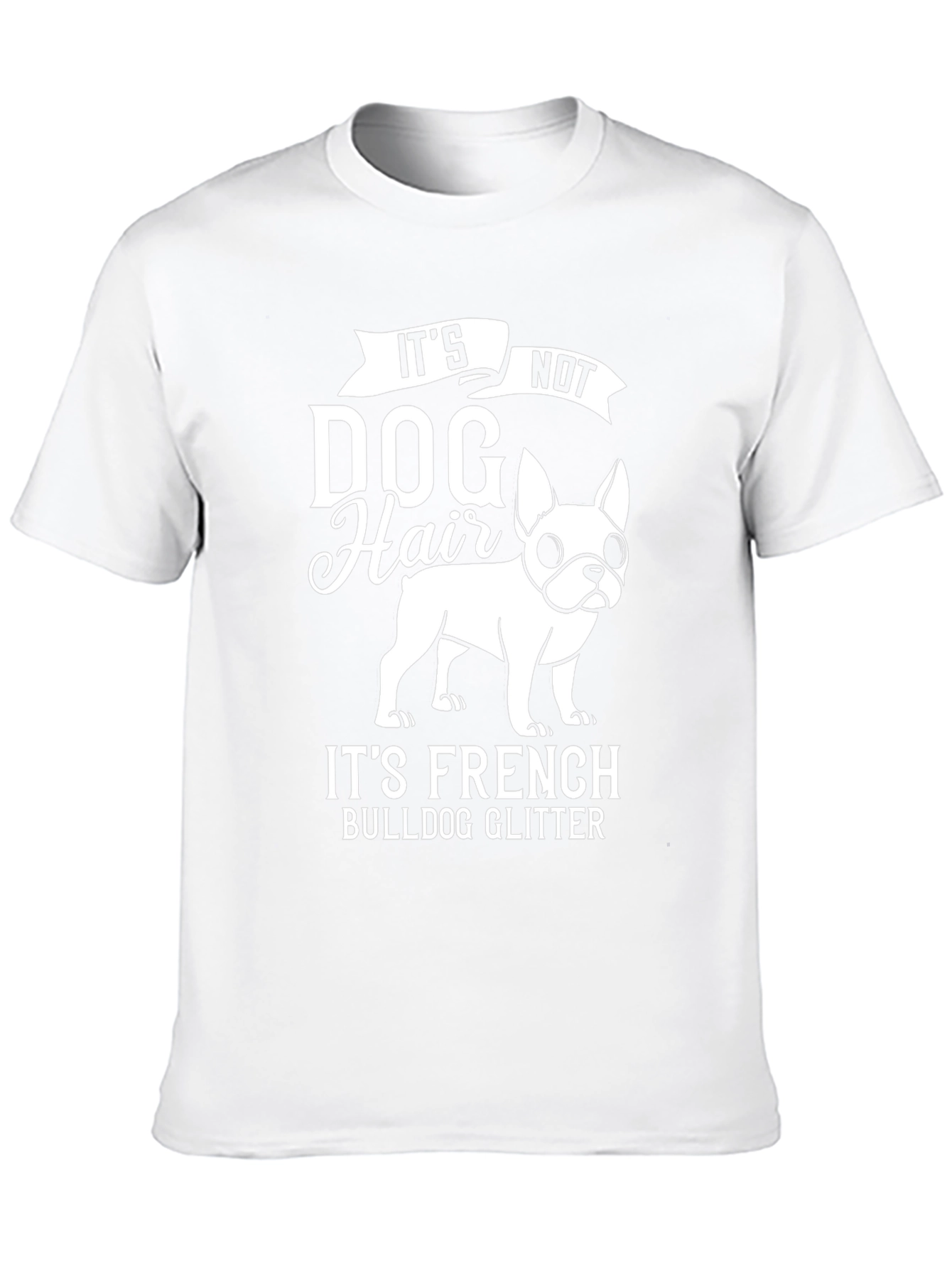 Funny French Bulldog Glitter T-Shirt