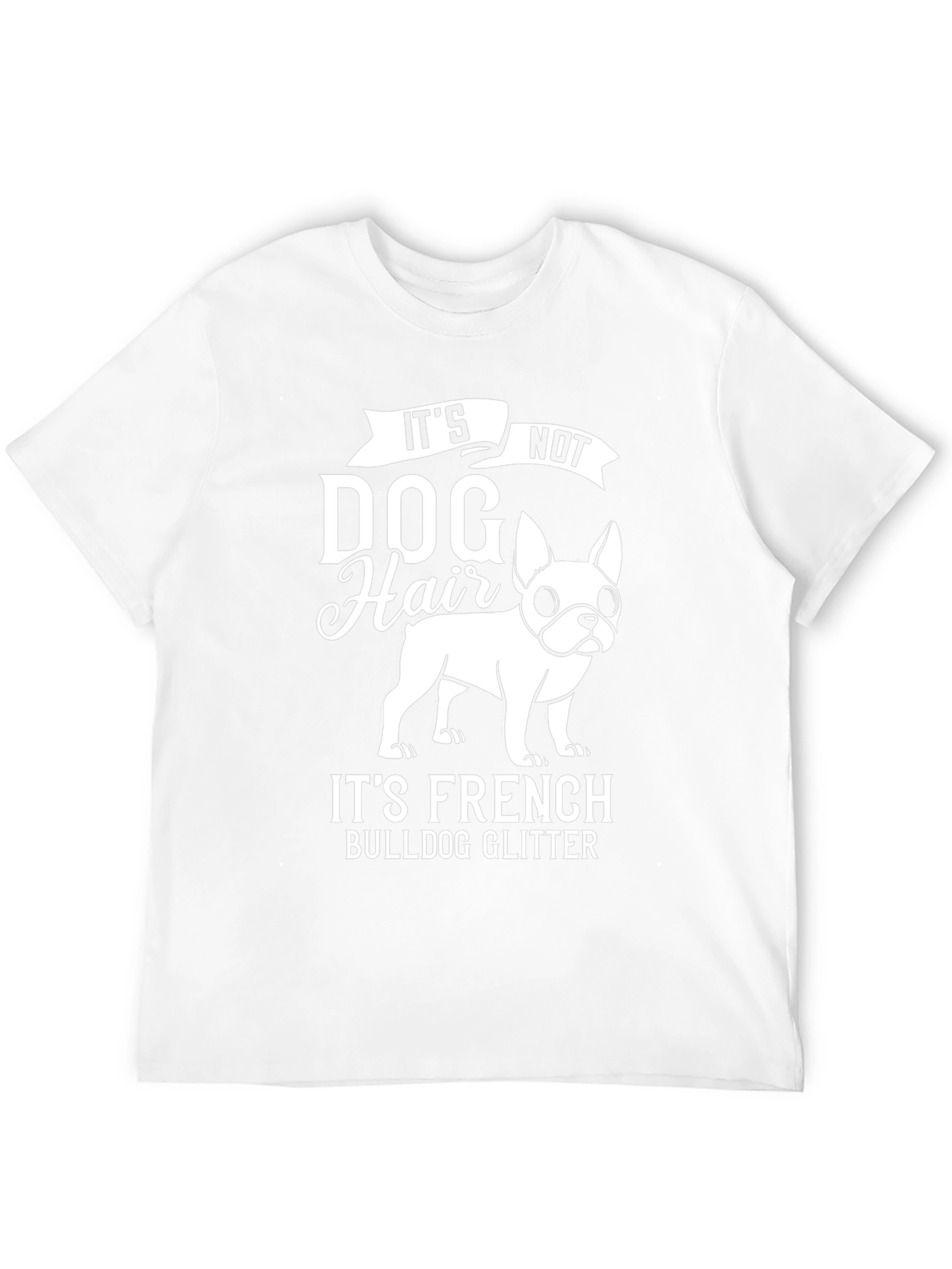 Funny French Bulldog Glitter T-Shirt