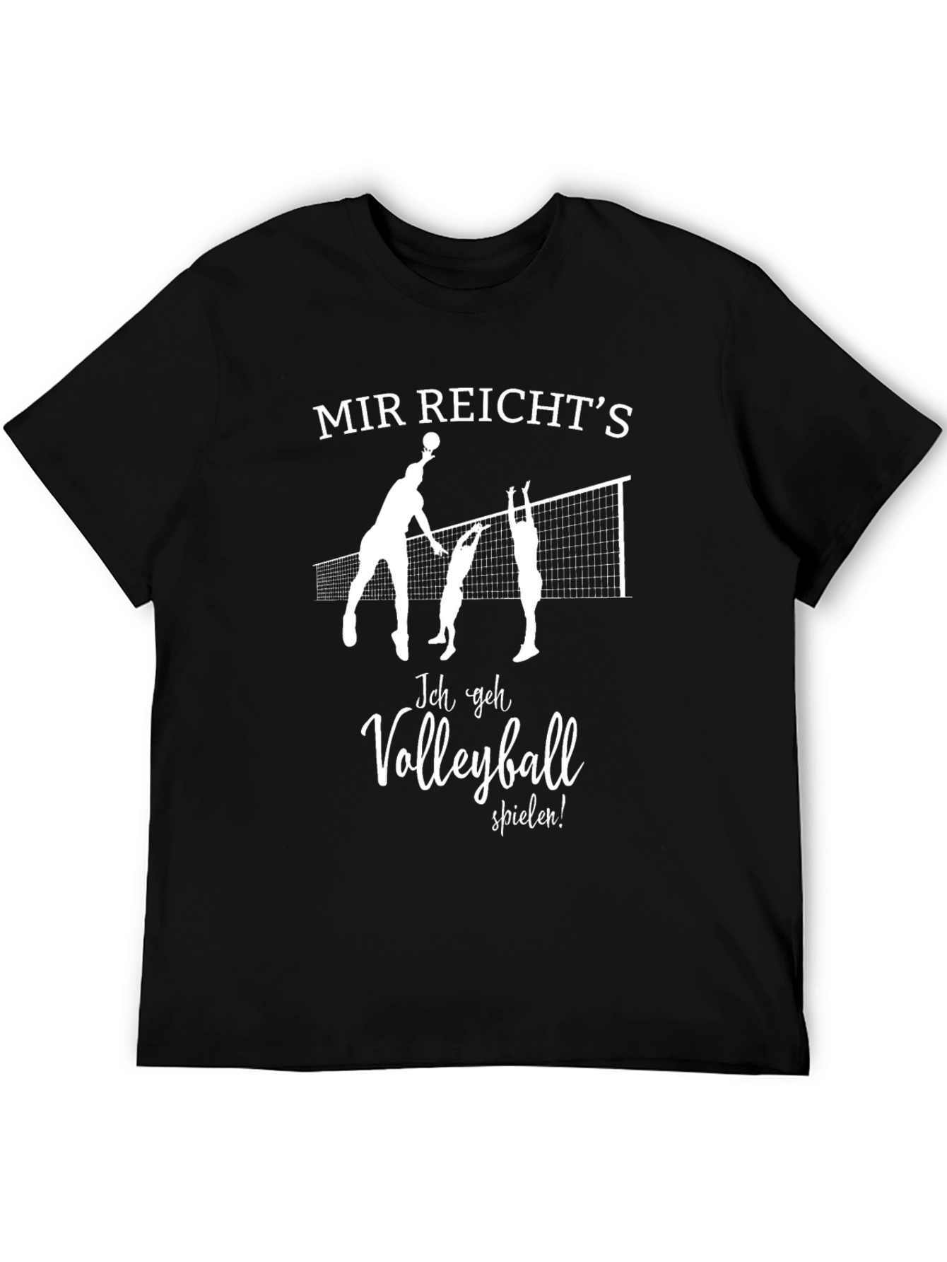 Mir Reichts Volleyball T-Shirt - Black