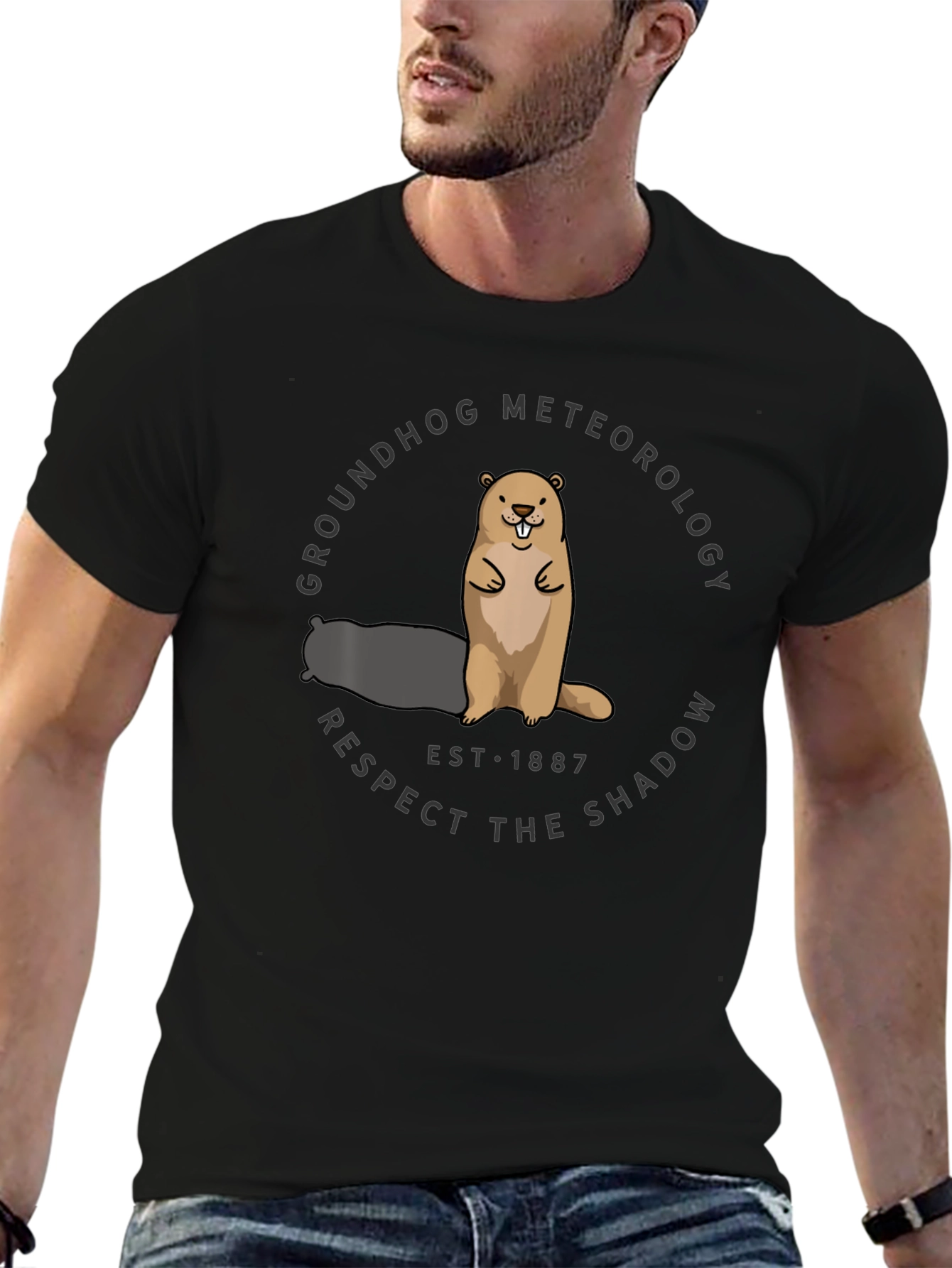 Groundhog Meteorology T-Shirt - Respect the Shadow!