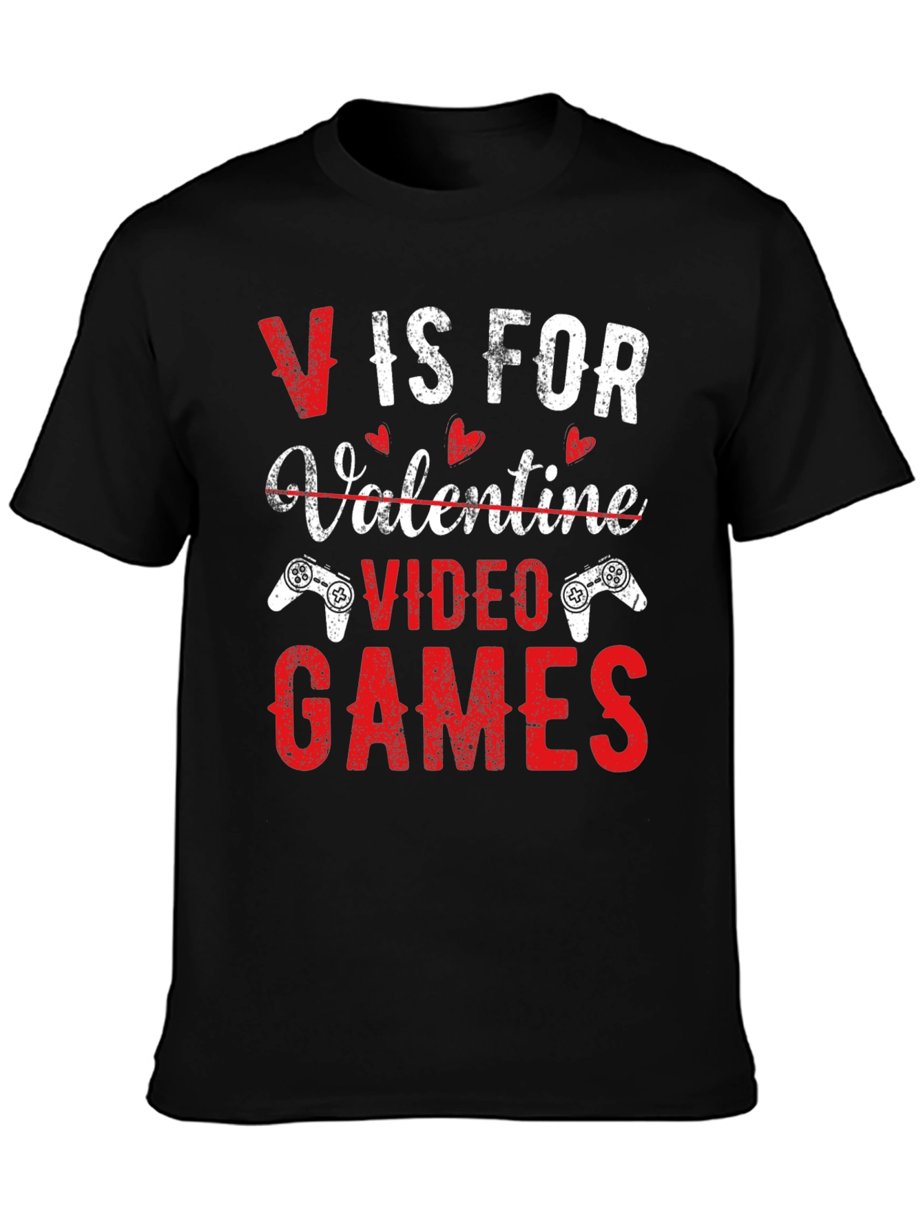 Valentines Day Gamer T-Shirt - Video Games