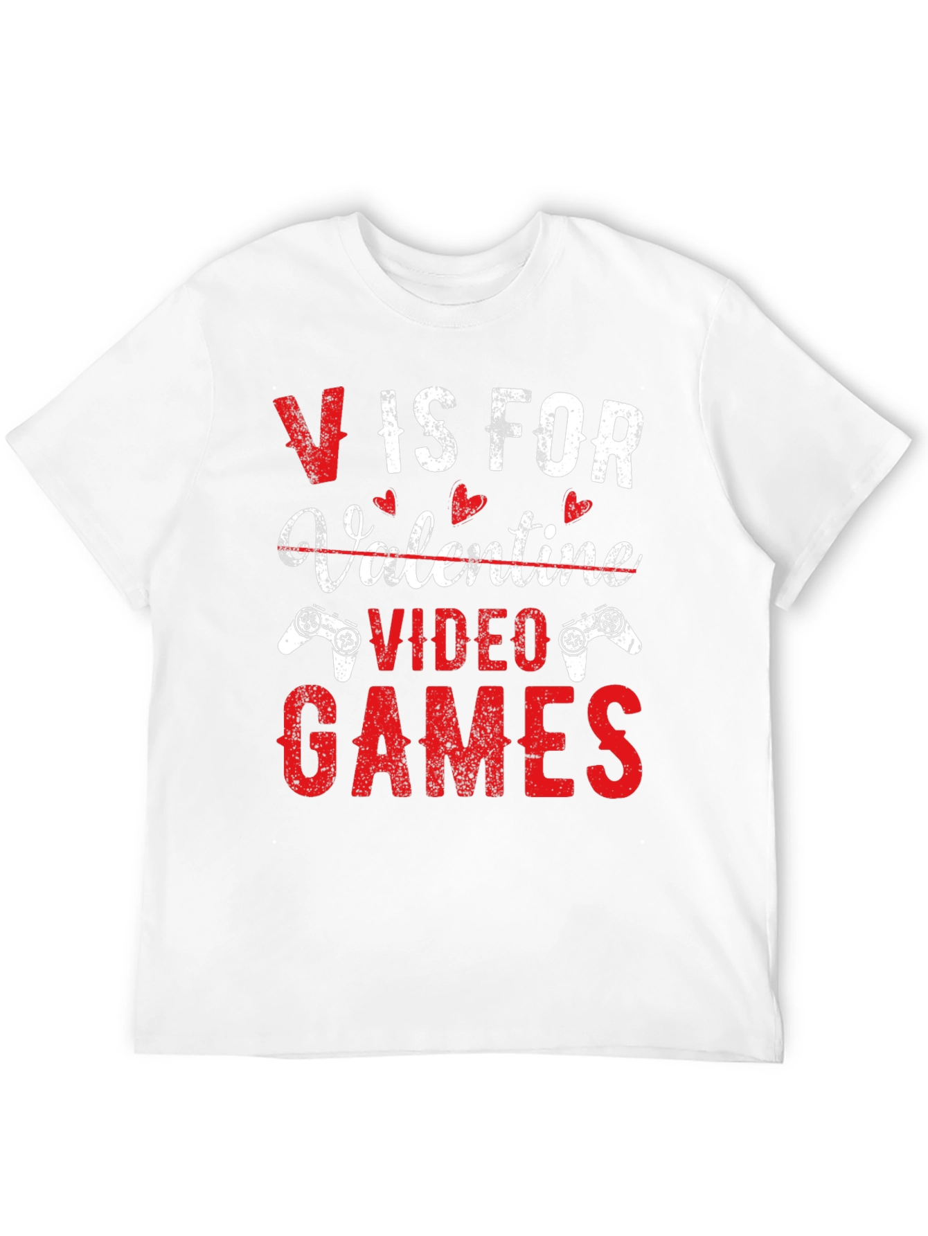Valentines Day Gamer T-Shirt - Video Games