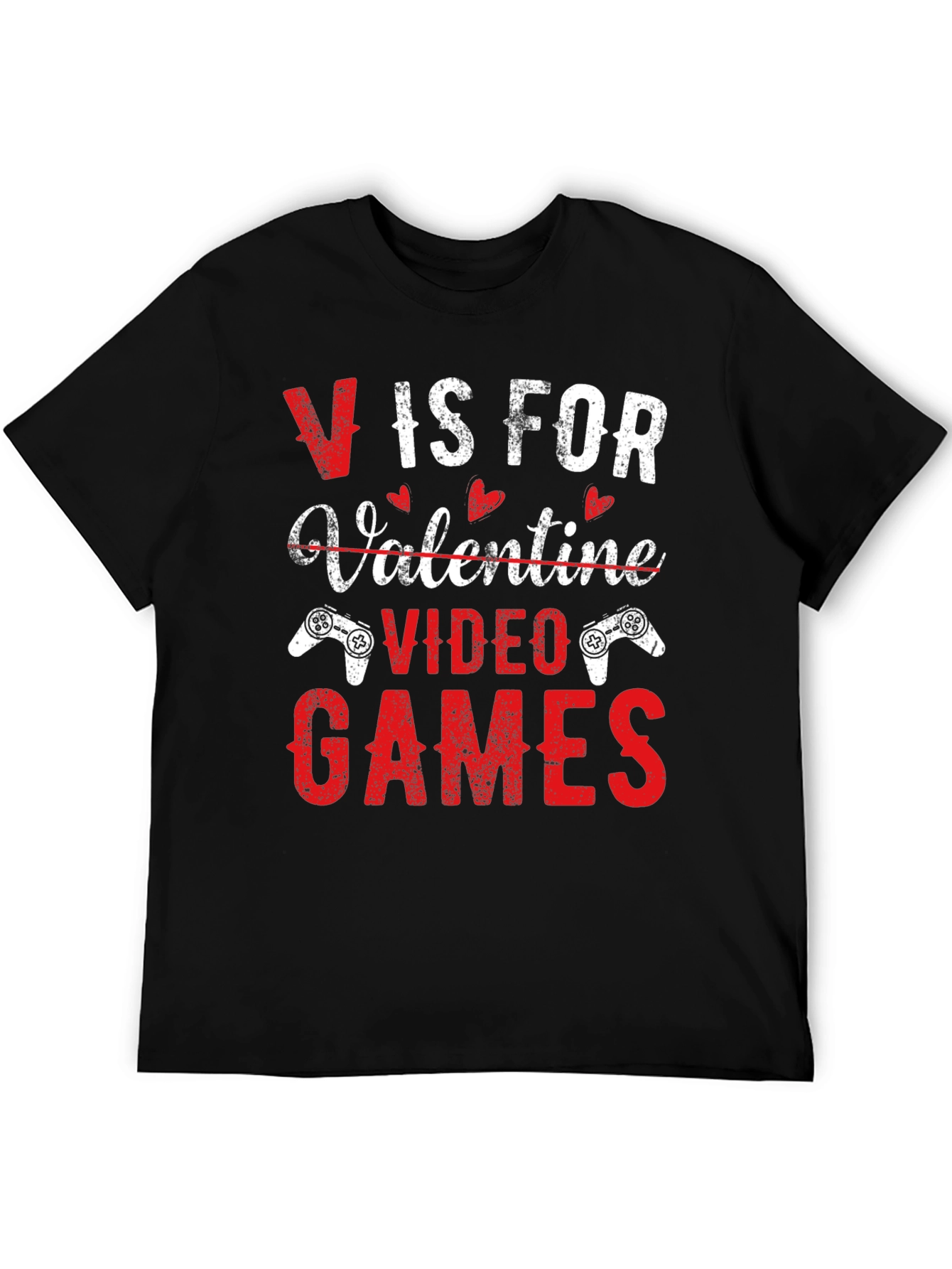 Valentines Day Gamer T-Shirt - Video Games
