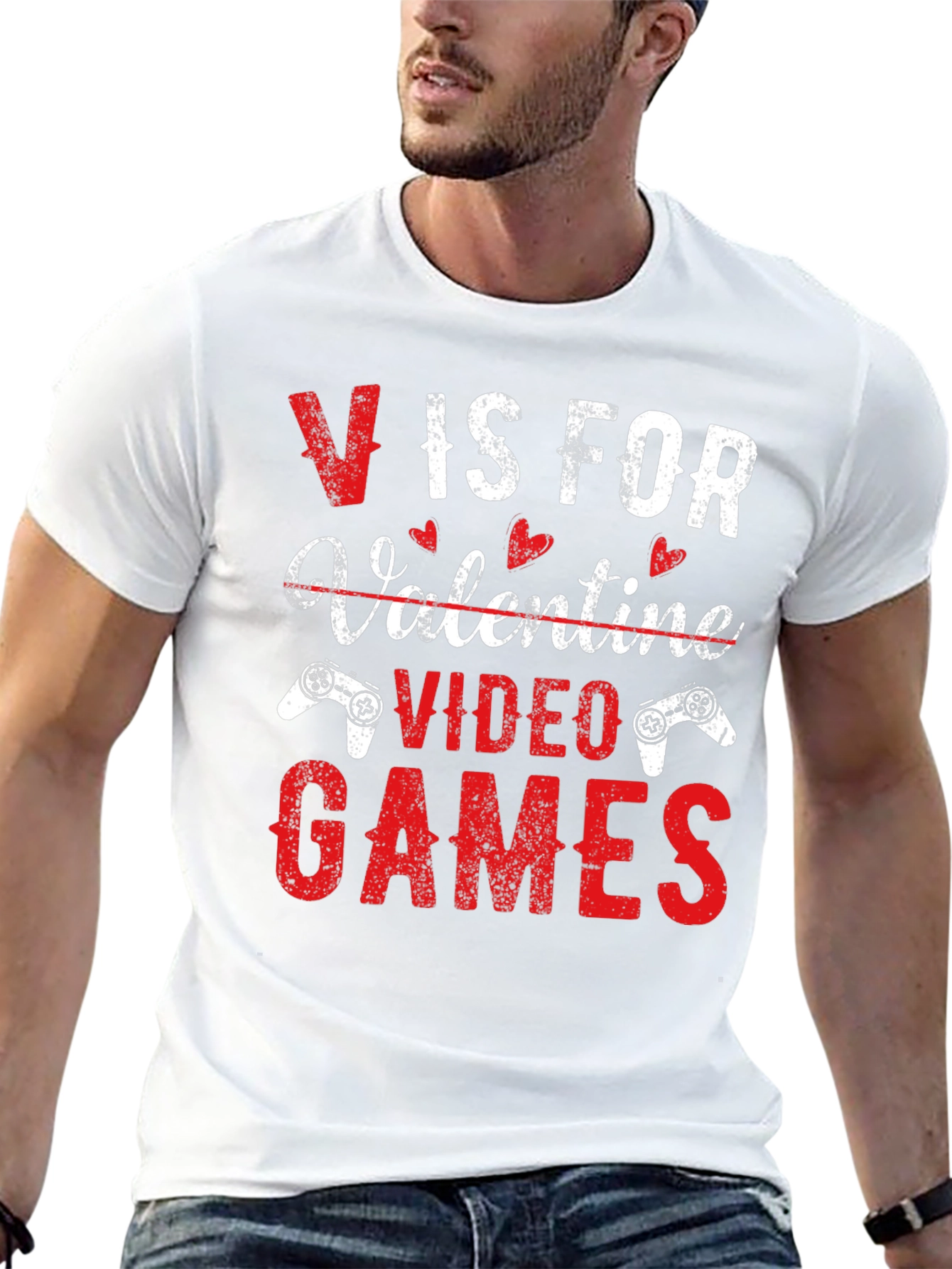 Valentines Day Gamer T-Shirt - Video Games