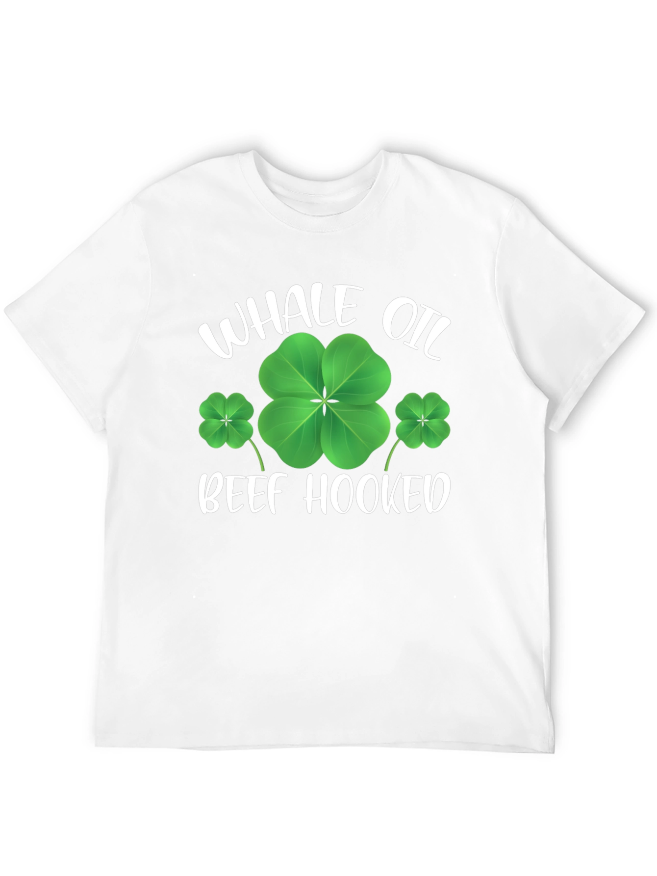 Whale Oil Beef Hooked St. Patricks Day Tee
