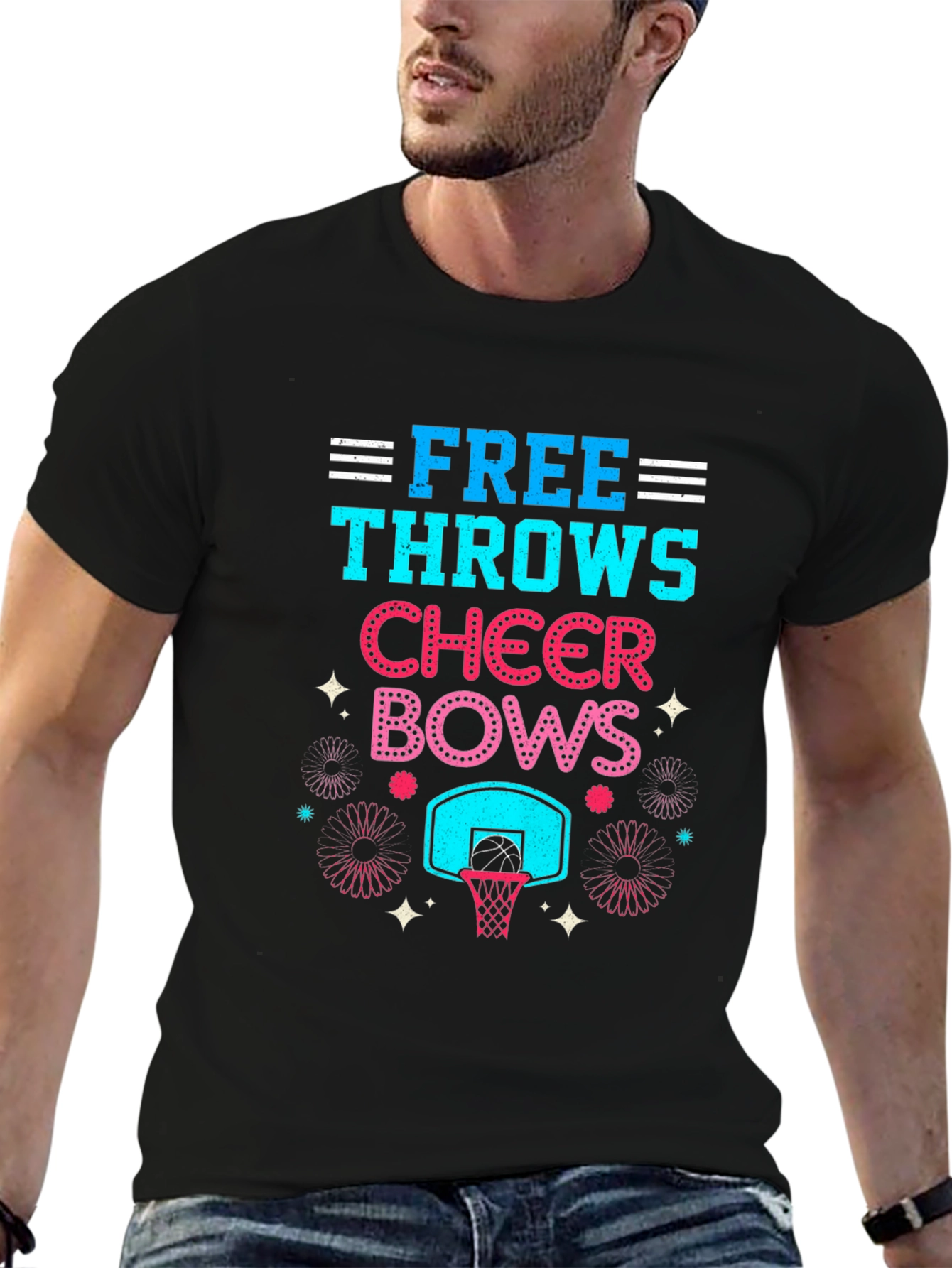 Free Throws Cheer Bows T-Shirt