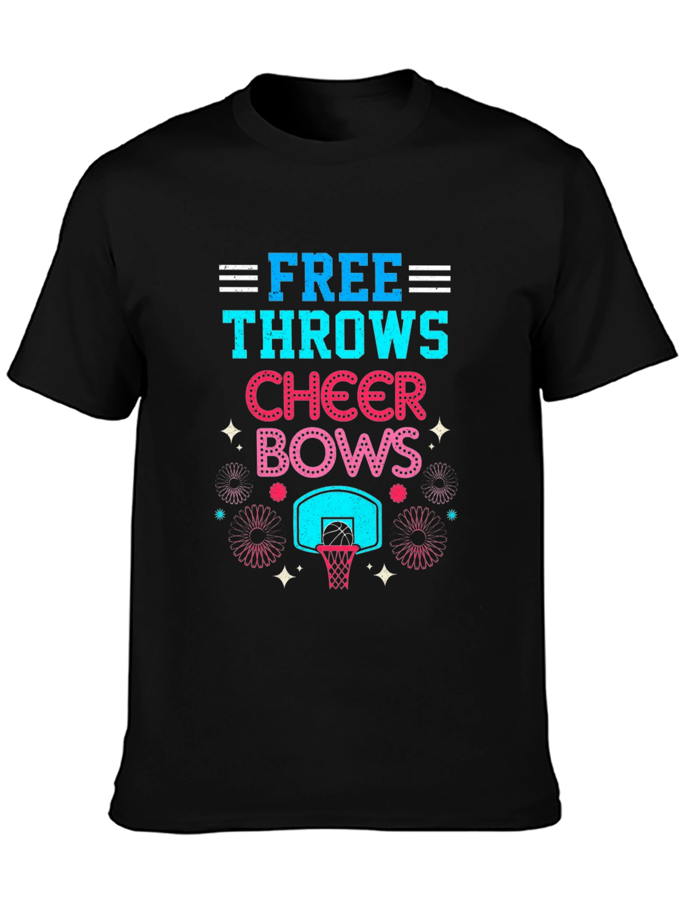Free Throws Cheer Bows T-Shirt