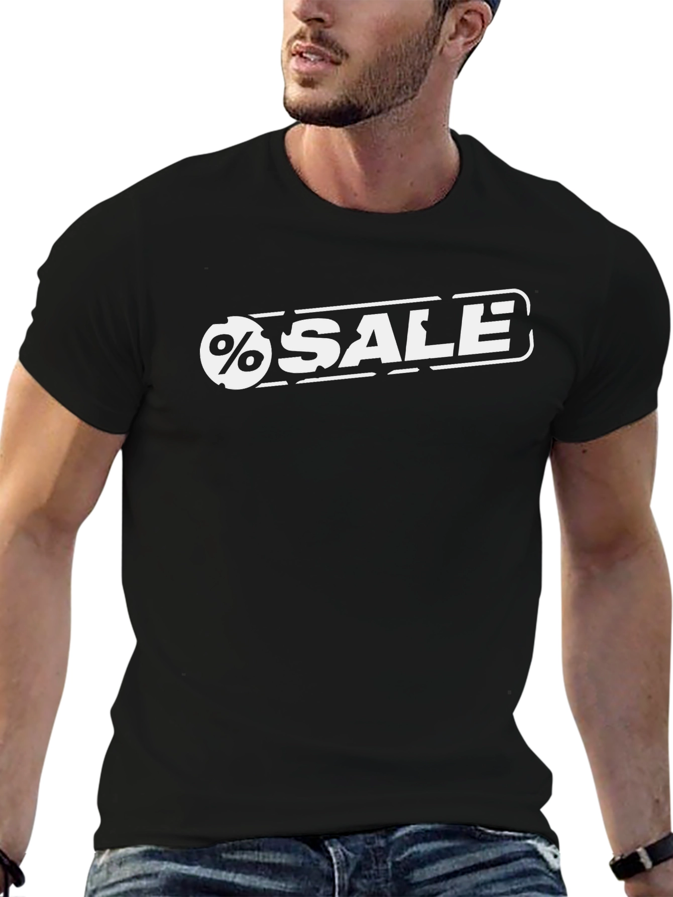 Black Sale Graphic T-Shirt