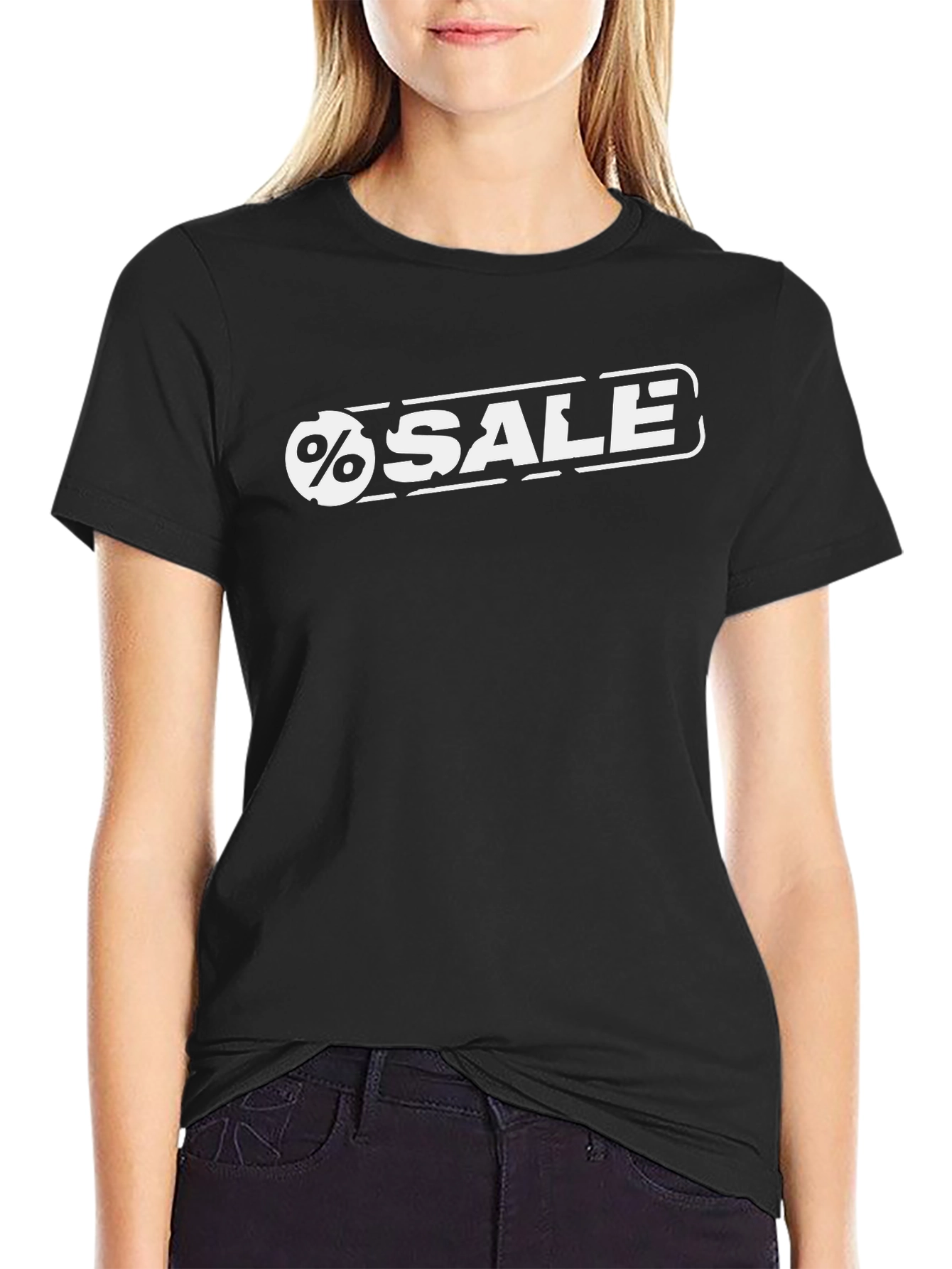 Black Sale Graphic T-Shirt