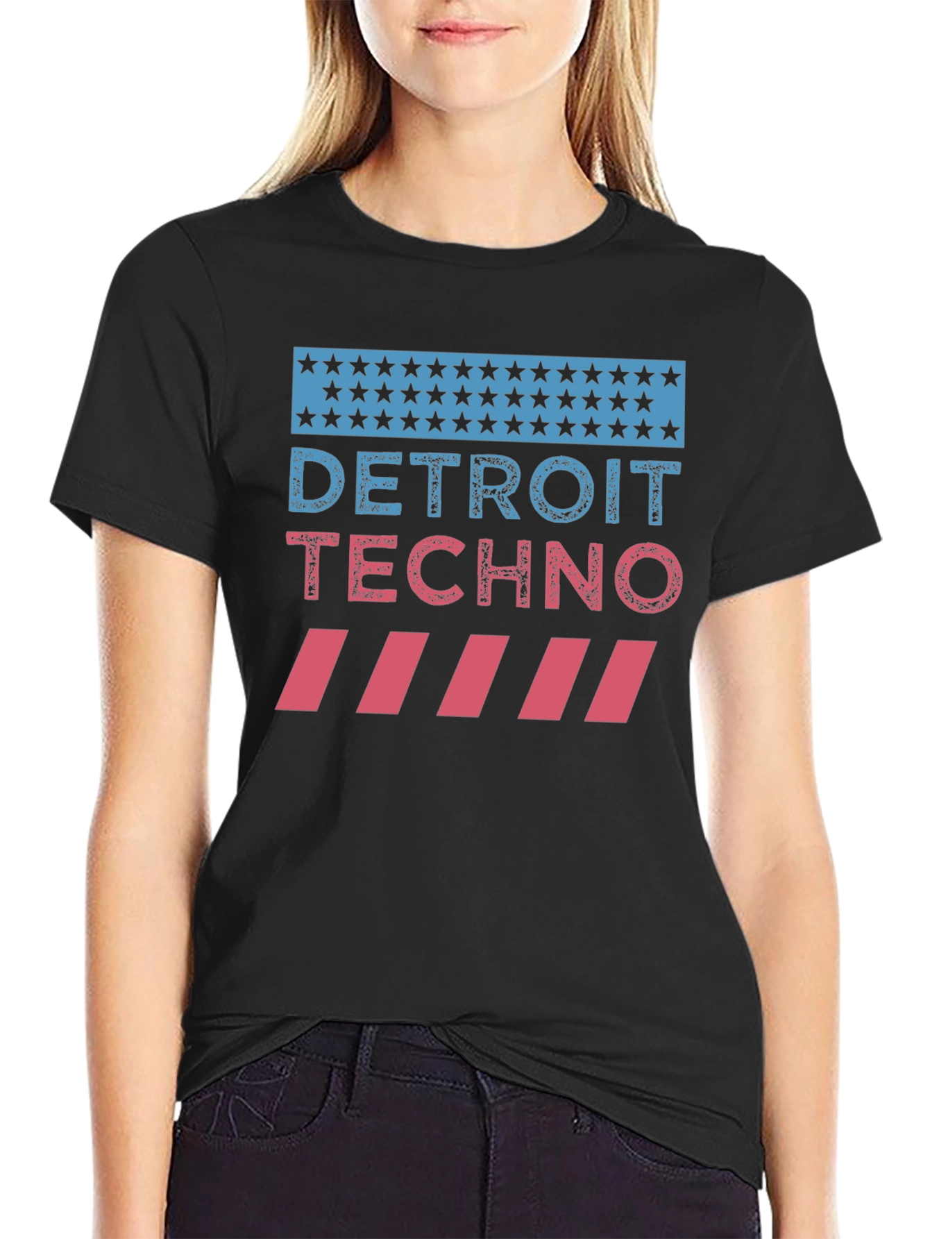 Detroit Techno Graphic T-Shirt - Music Lover Tee