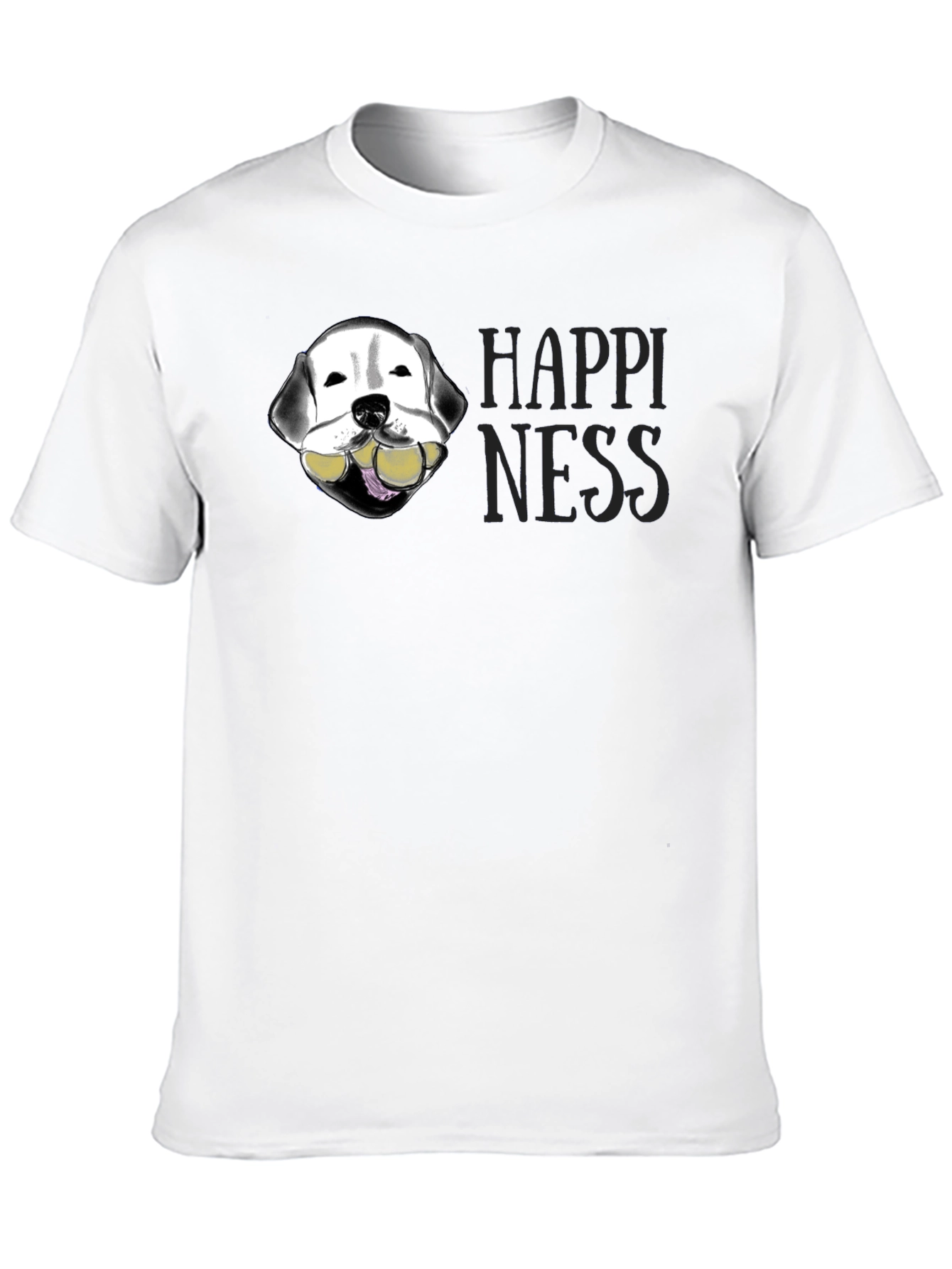 Dog with Tennis Balls Happiness T-Shirt