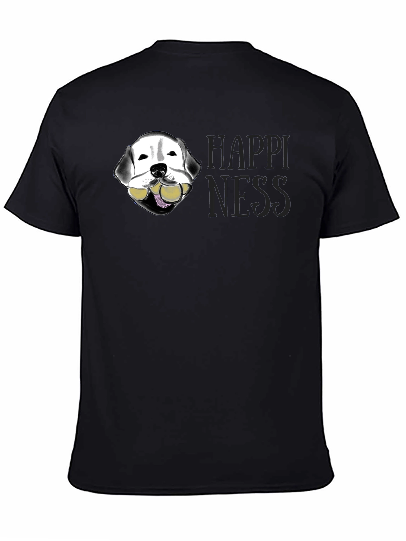 Dog with Tennis Balls Happiness T-Shirt