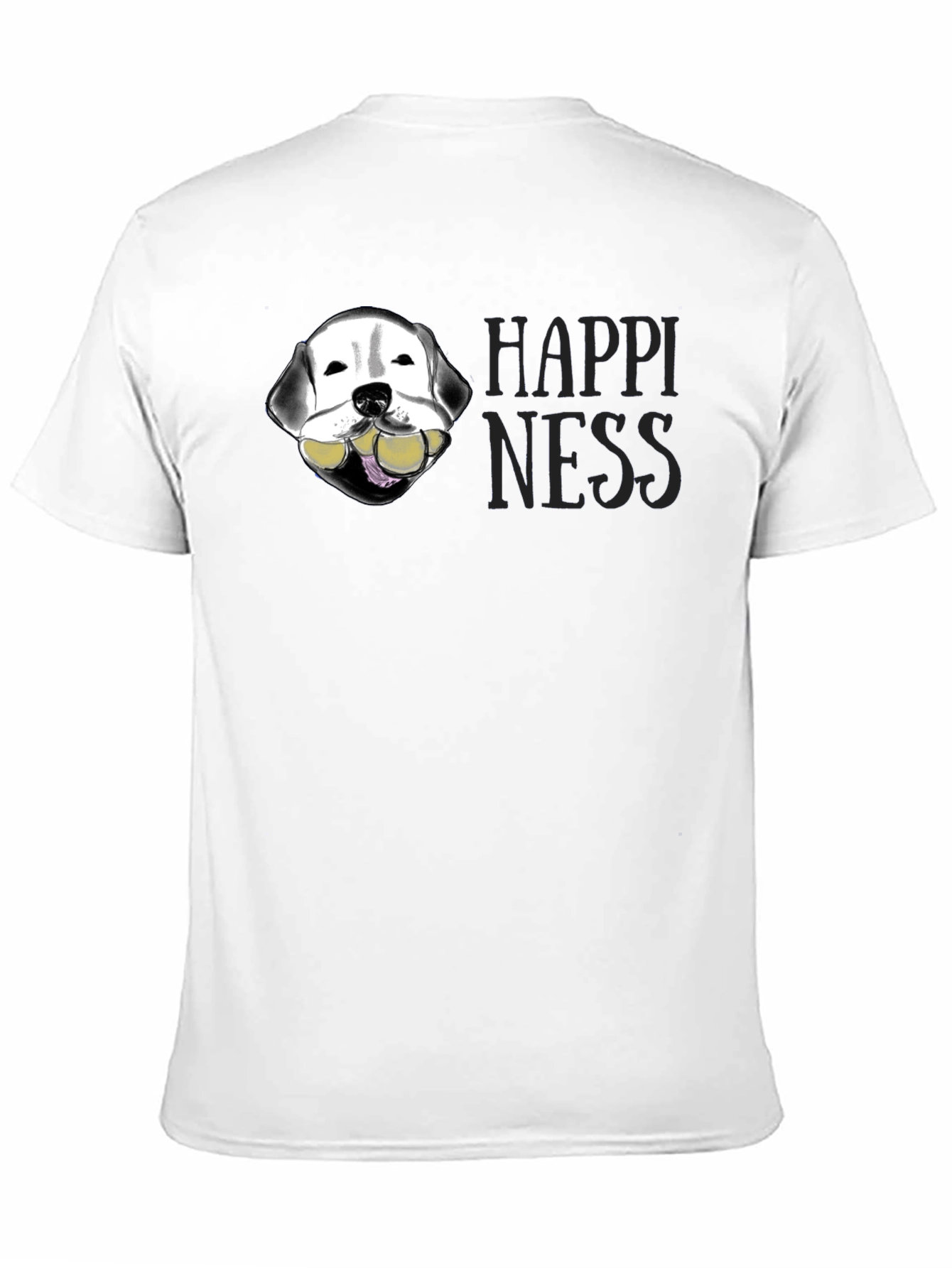 Dog with Tennis Balls Happiness T-Shirt