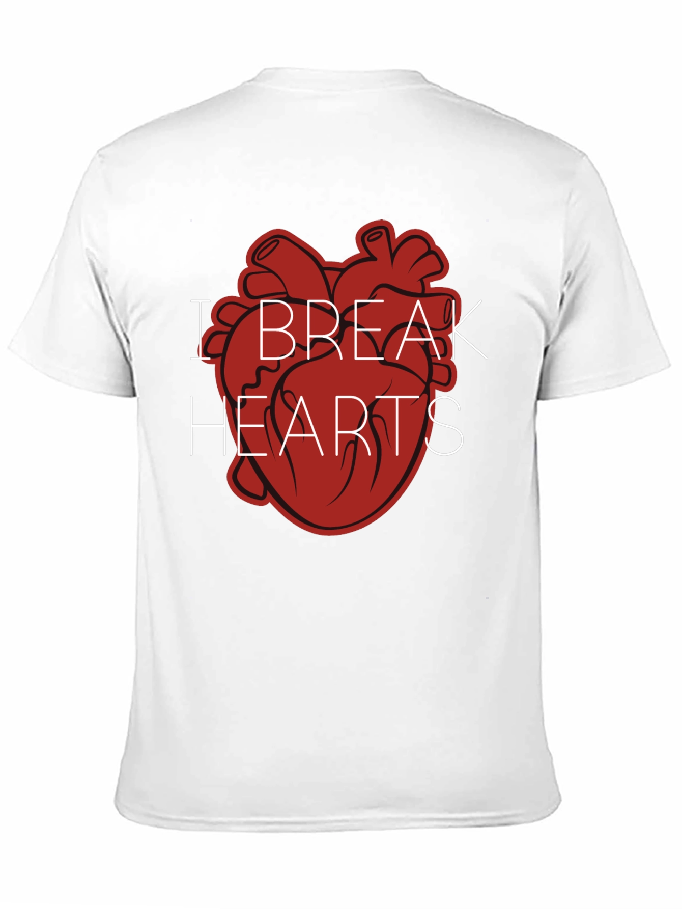 I Break Hearts Graphic Tee - Mens Black T-Shirt